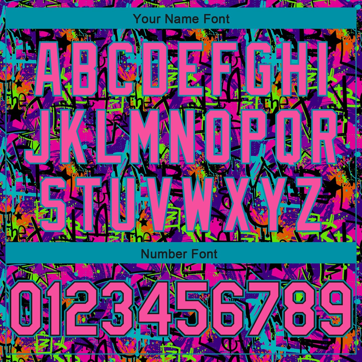 Custom Graffiti Pattern Pink Black-Lakes Blue 3D Grunge Art Authentic Basketball Jersey - Sky-Custom