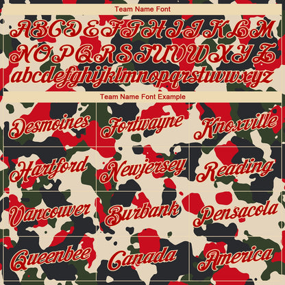 Custom Camo Red-Cream 3D Authentic Salute To Service Basketball Jersey - Sky-Custom