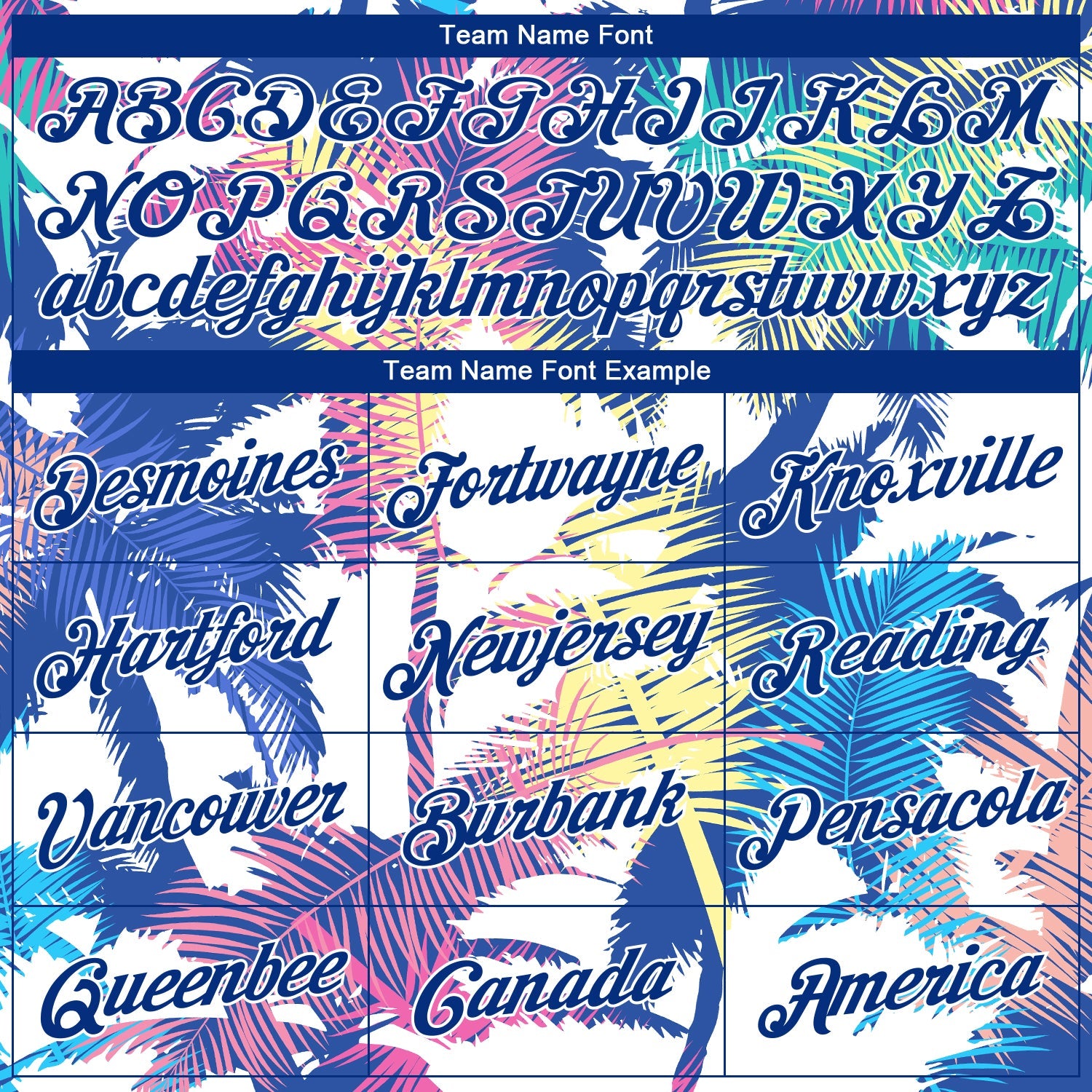 Custom White Royal 3D Pattern Tropical Hawaii Palm Trees Authentic Basketball Jersey - Sky-Custom