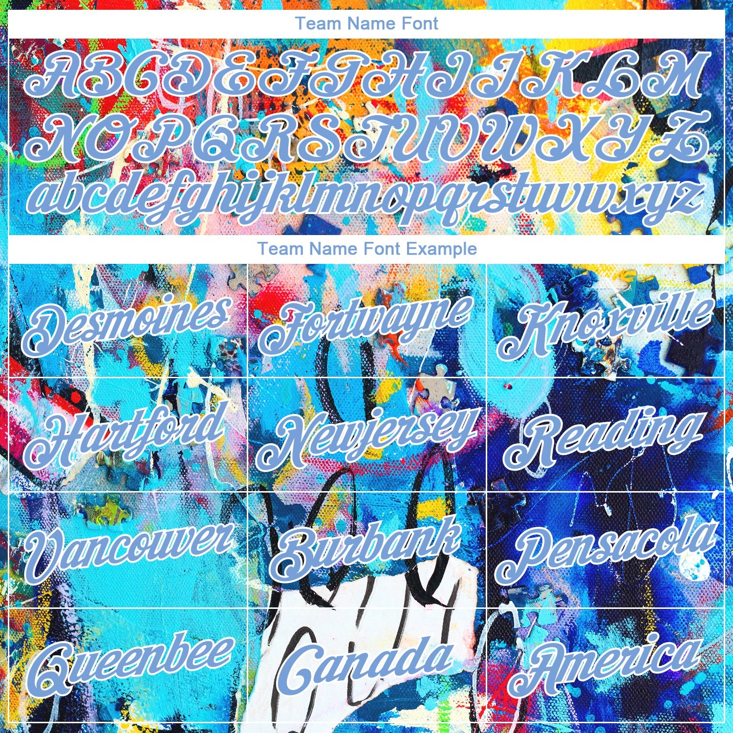 Custom Graffiti Pattern Light Blue-White 3D Grunge Art Authentic Basketball Jersey - Sky-Custom