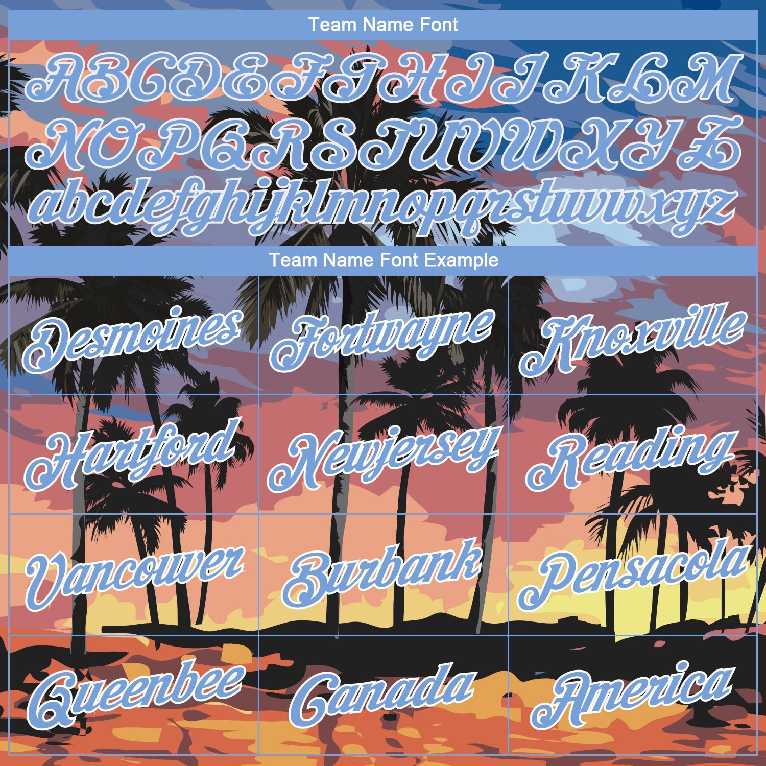 Custom Light Blue White 3D Pattern Tropical Hawaii Palm Trees Authentic Basketball Jersey - Sky-Custom