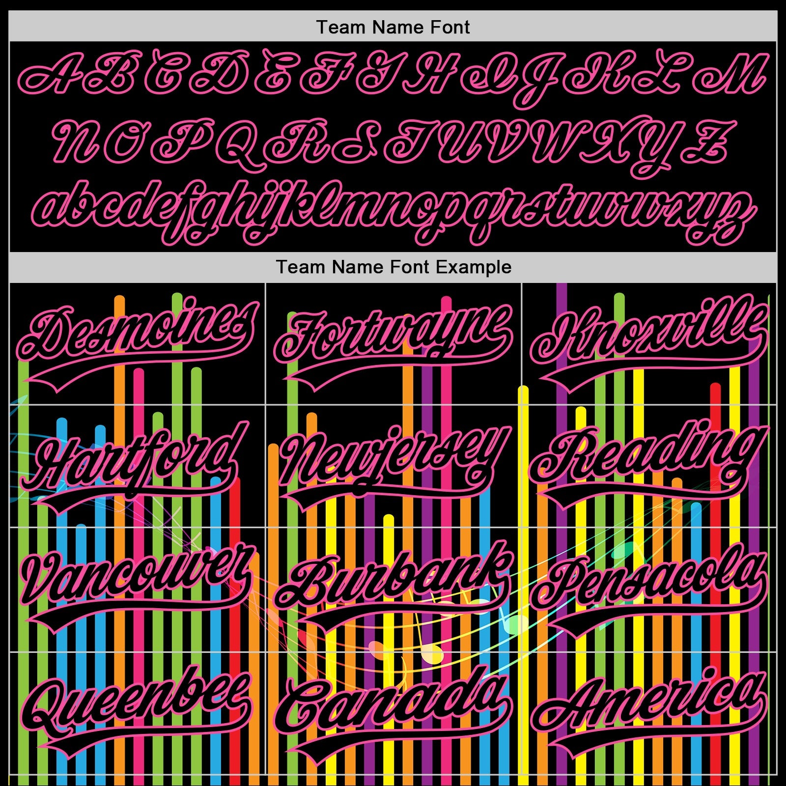 Custom Black Pink 3D Pattern Design Music Festival Abstract Music Soundwave Authentic Baseball Jersey - Sky-Custom