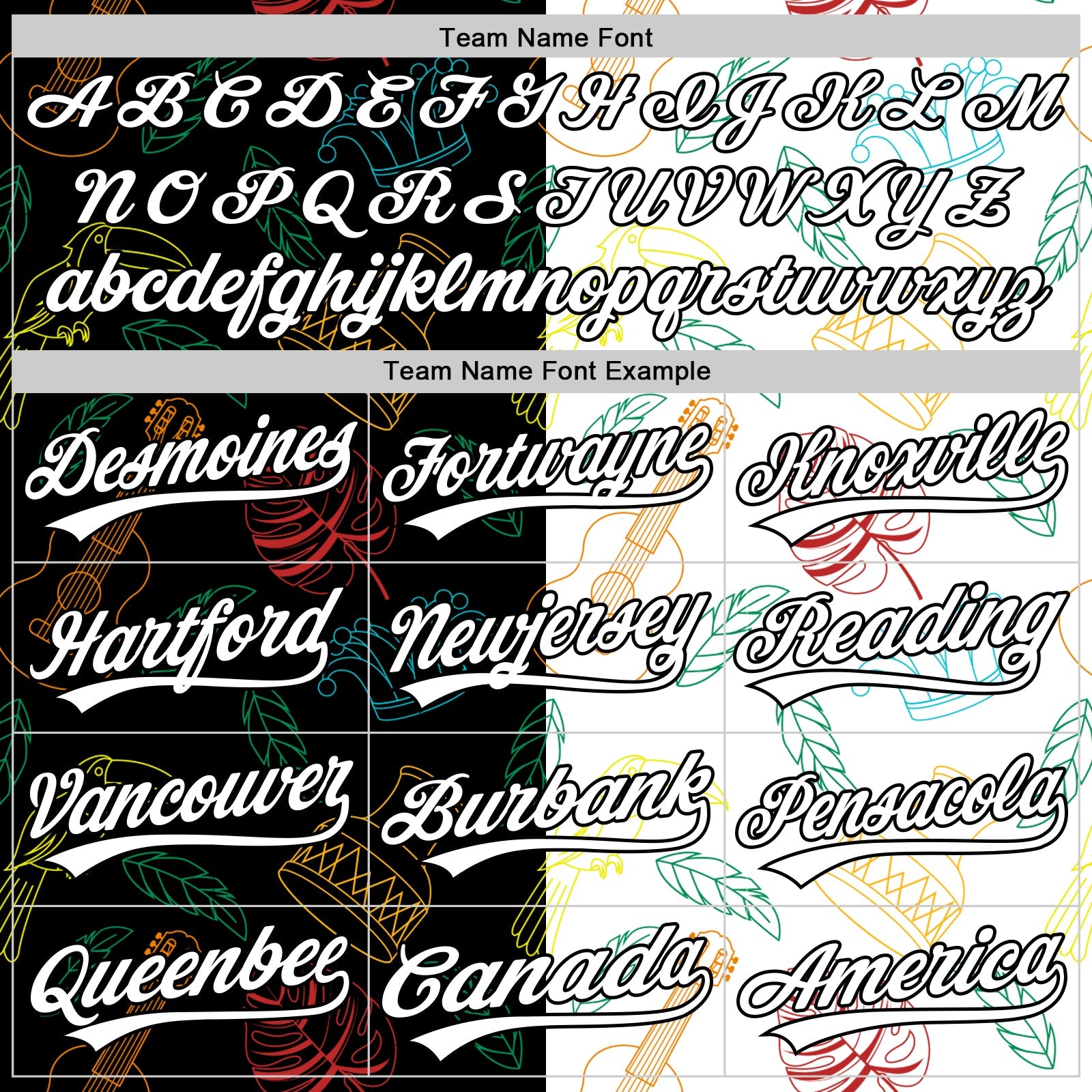 Custom Black White 3D Pattern Design Music Festival Brazilian Carnival Authentic Baseball Jersey - Sky-Custom