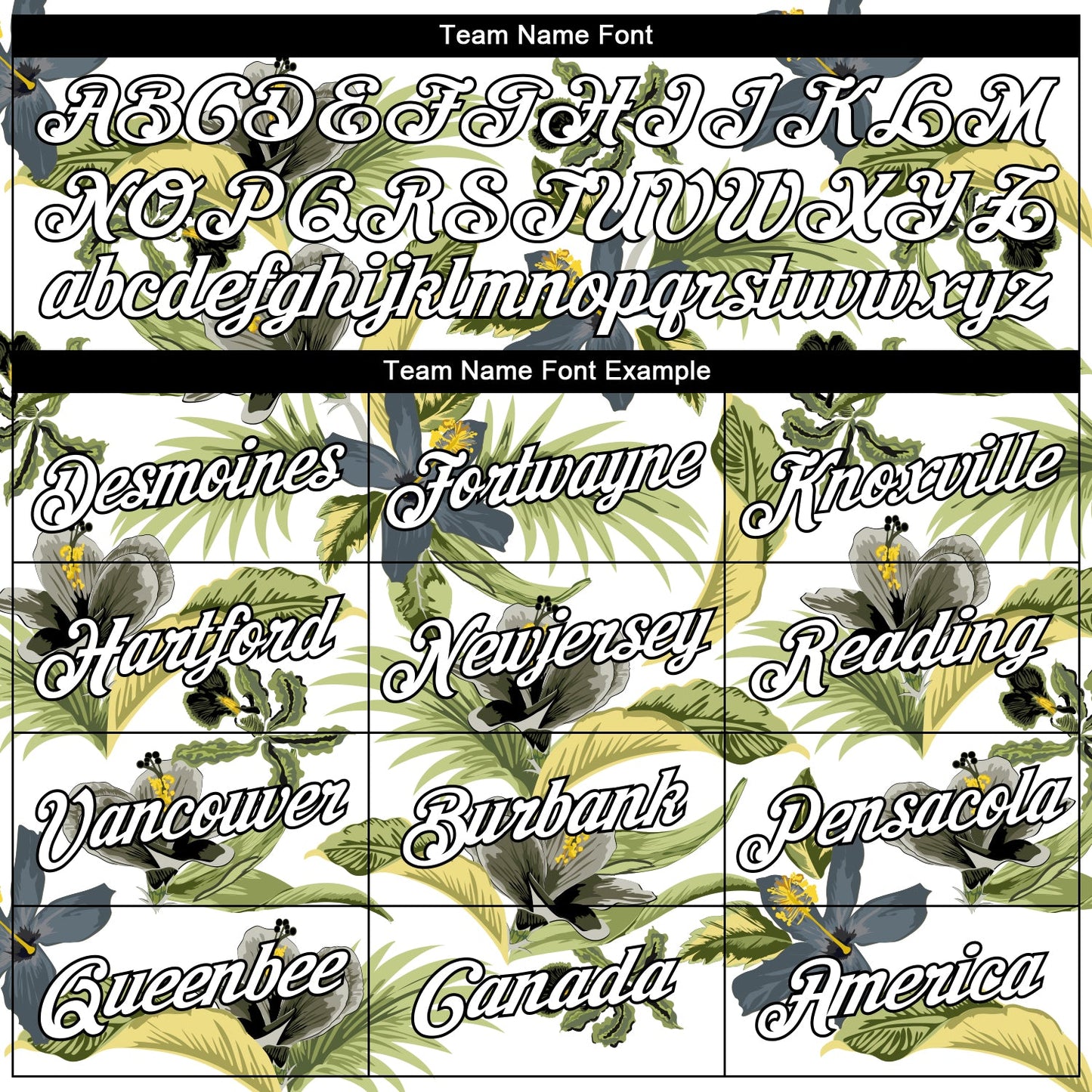 Custom White Black 3D Pattern Tropical Hawaii Plant And Flower Authentic Basketball Jersey - Sky-Custom