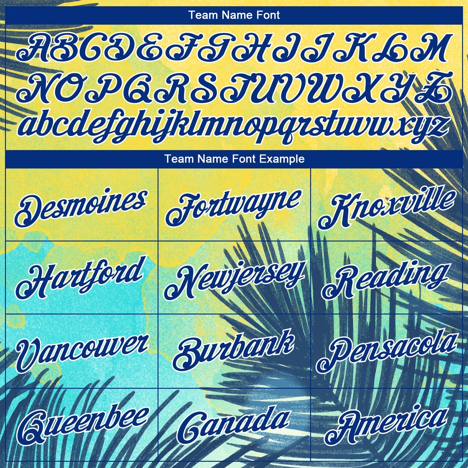 Custom Yellow Royal-White 3D Pattern Tropical Hawaii Leaves Authentic Basketball Jersey - Sky-Custom