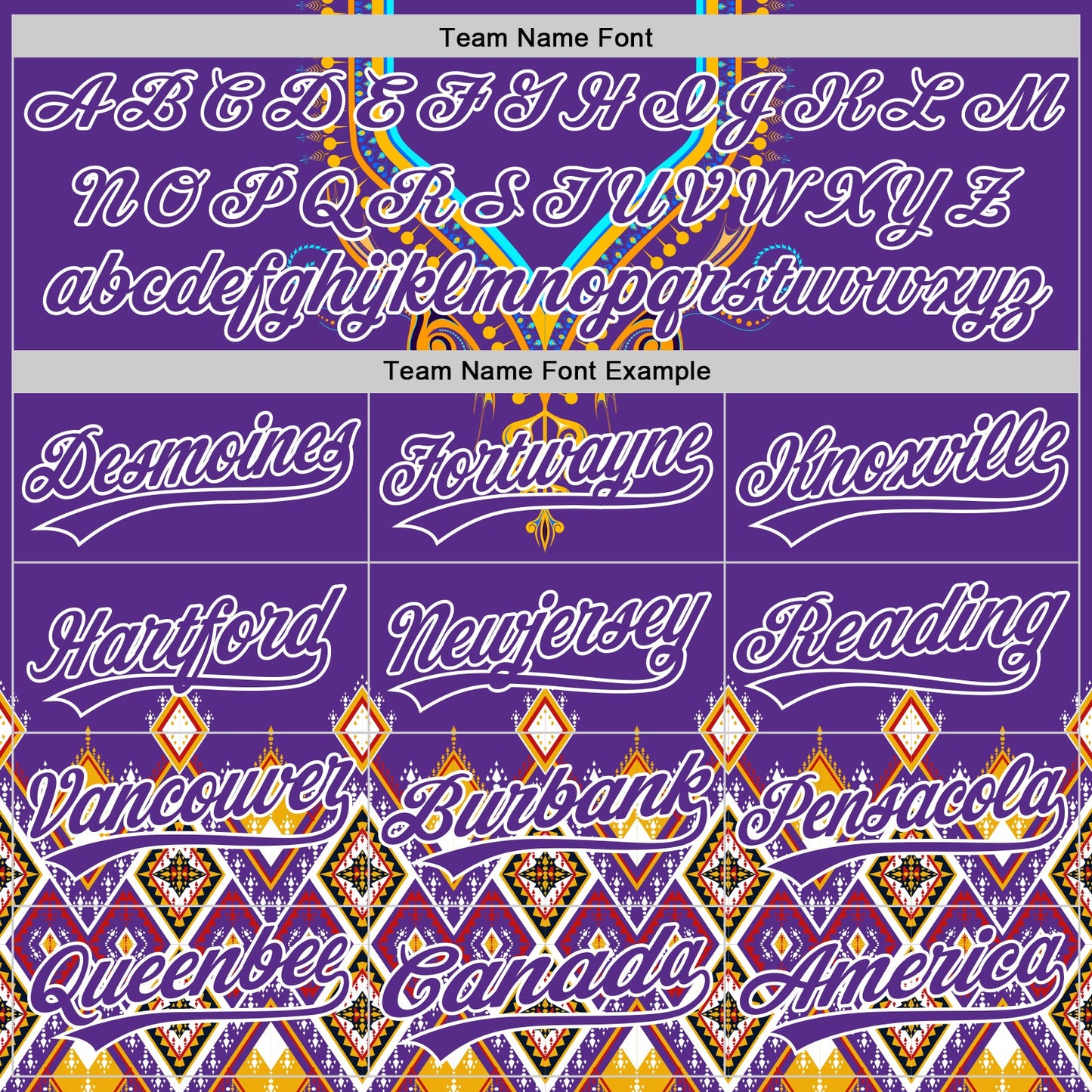 Custom Purple White 3D Pattern Design Traditional African Ethnic Style Authentic Baseball Jersey - Sky-Custom