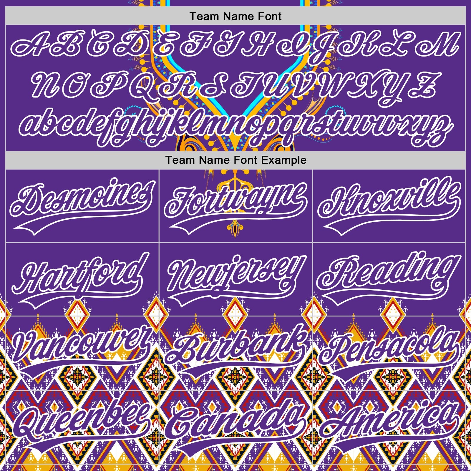 Custom Purple White 3D Pattern Design Traditional African Ethnic Style Authentic Baseball Jersey - Sky-Custom