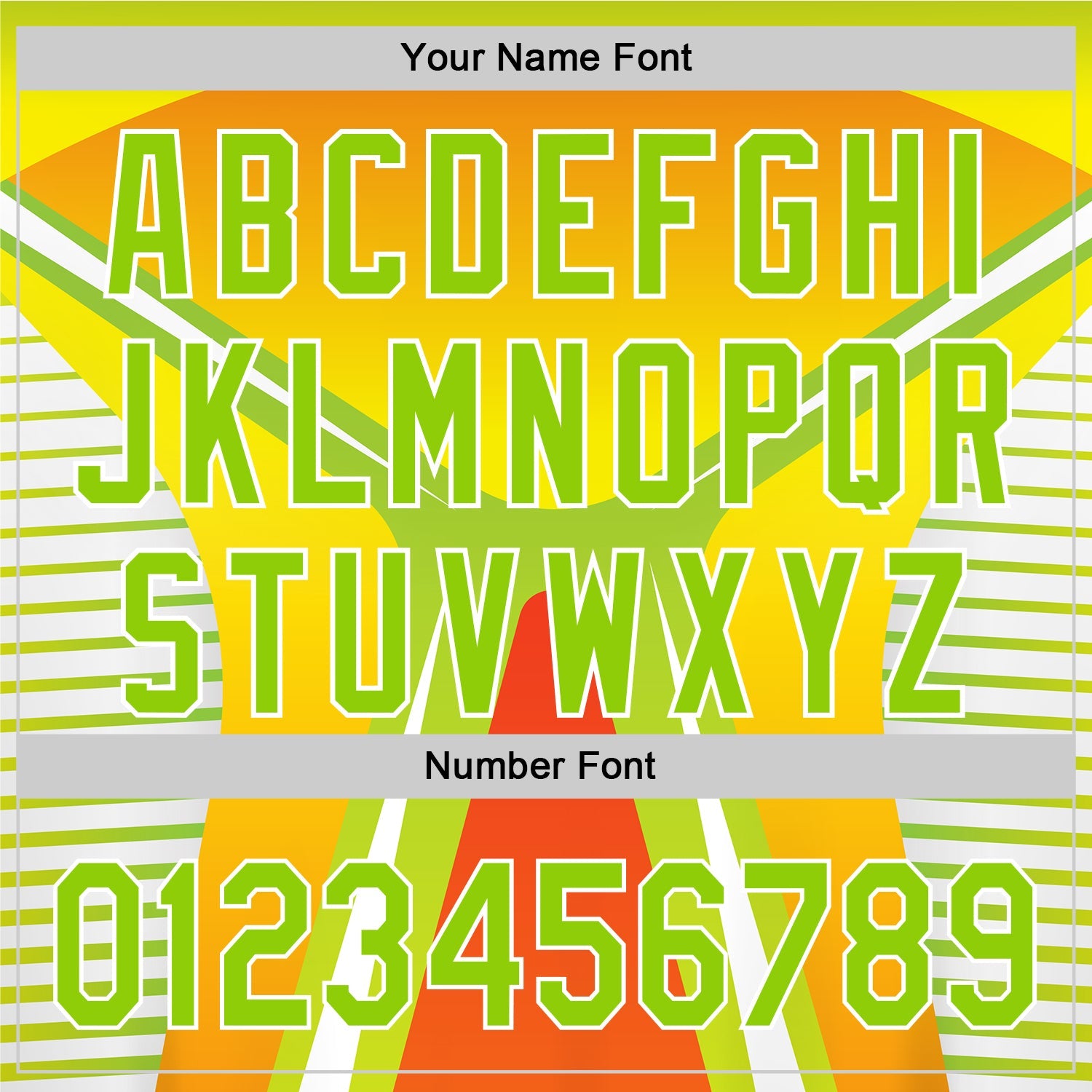 Custom Orange Neon Green-White 3D Pattern Design Abstract Sport Authentic Baseball Jersey - Sky-Custom