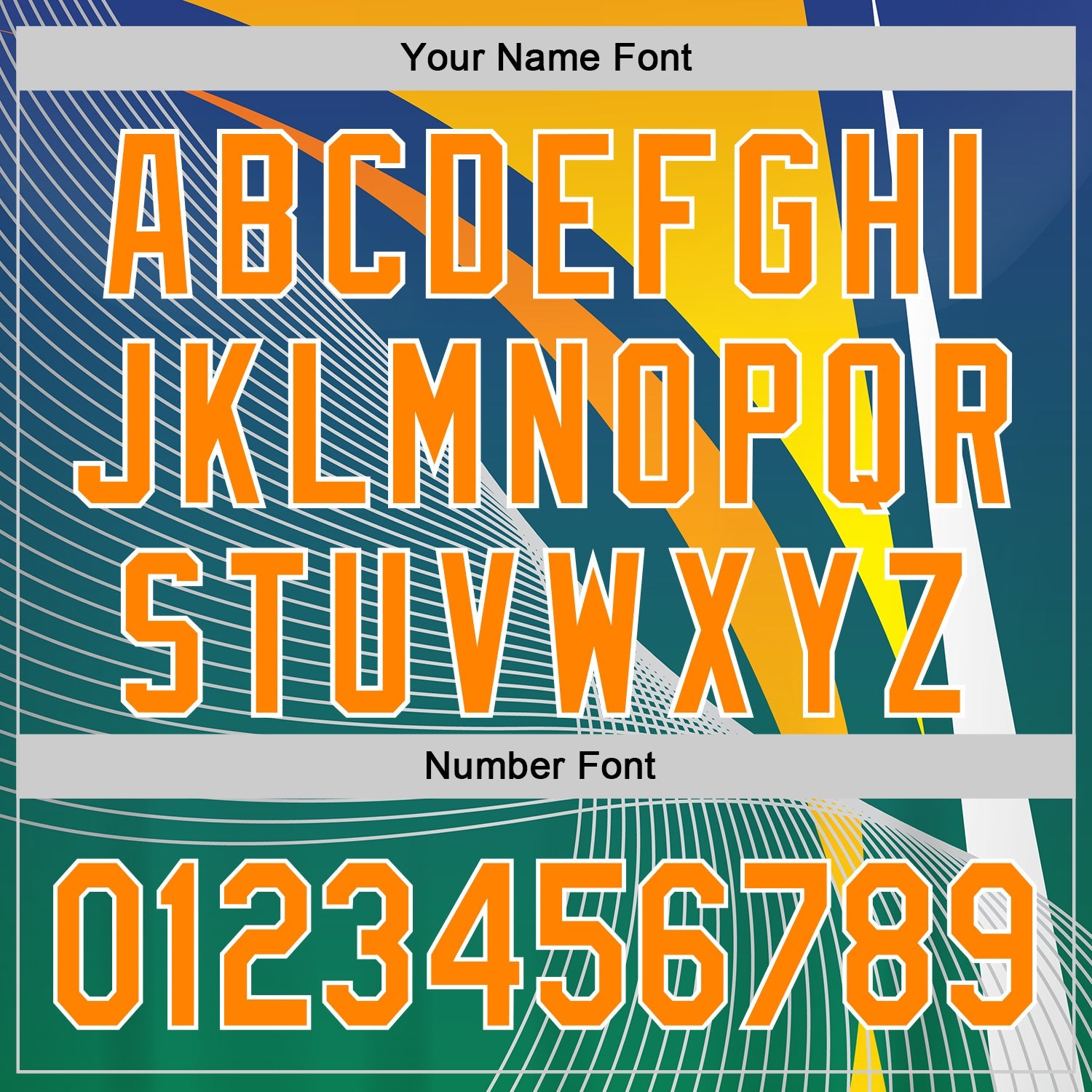 Custom Kelly Green Bay Orange-White 3D Pattern Design Abstract Sport Authentic Baseball Jersey - Sky-Custom