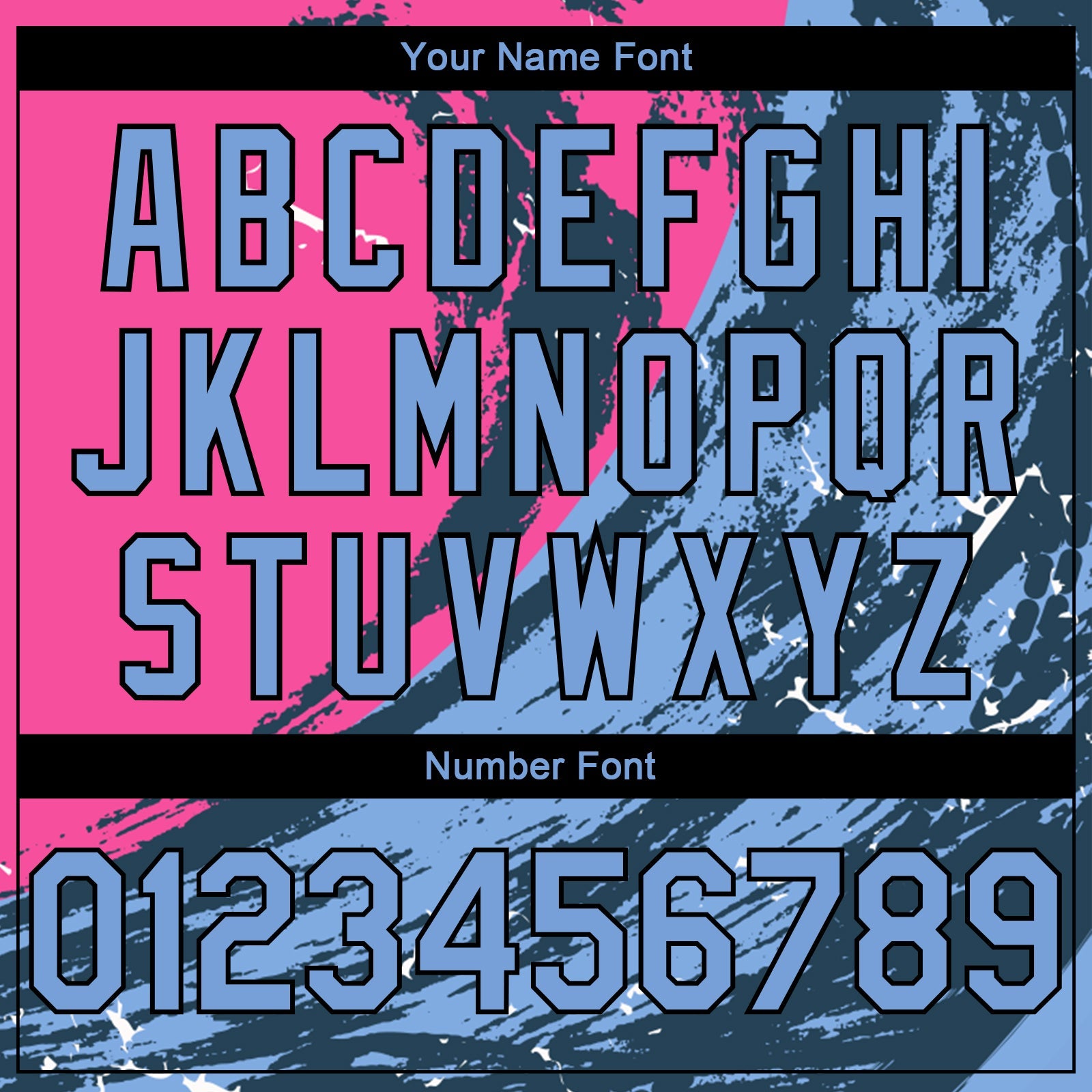Custom Pink Light Blue-Black 3D Pattern Summer Beach Surfing Authentic Basketball Jersey - Sky-Custom