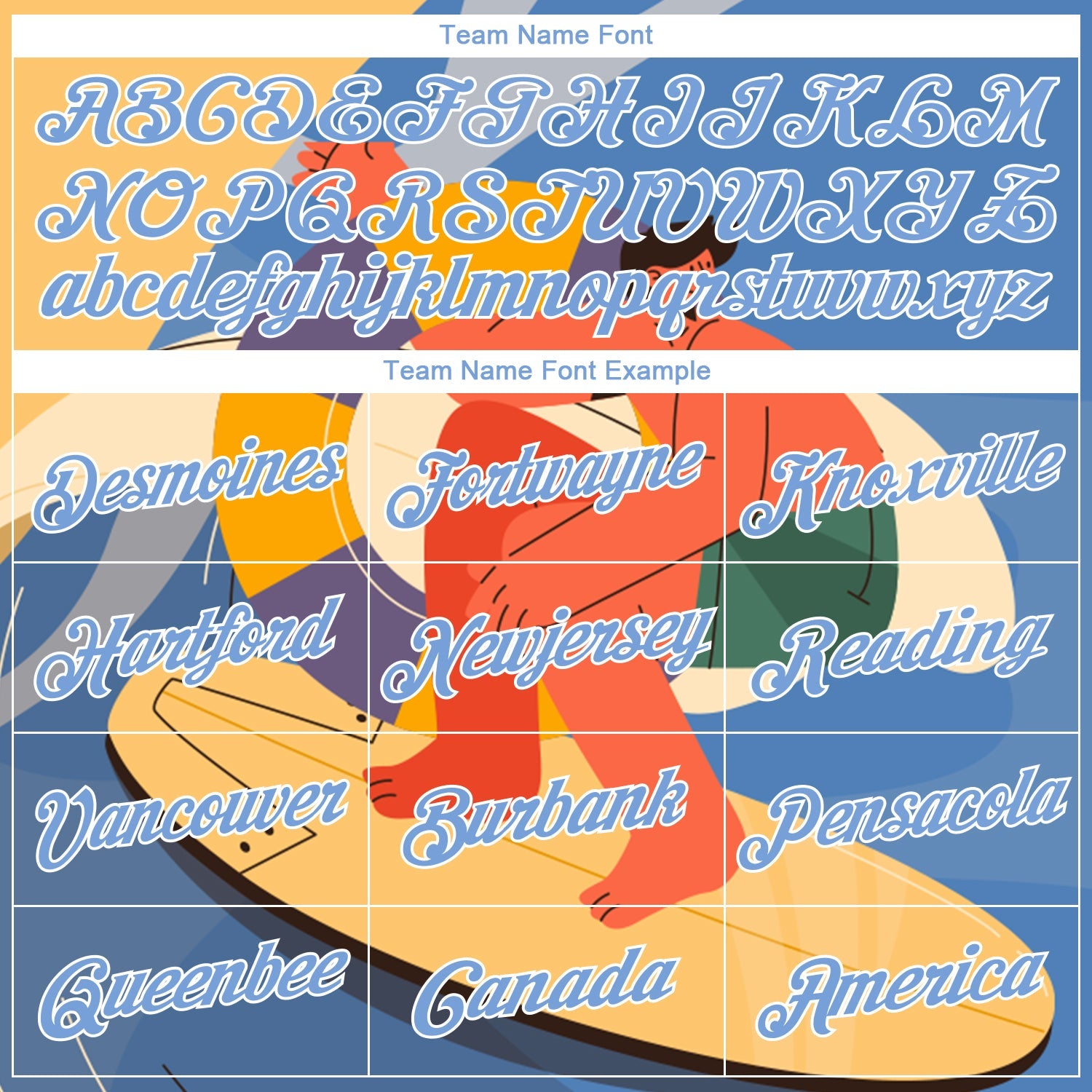 Custom Gold Light Blue-White 3D Pattern Summer Beach Surfing Authentic Basketball Jersey - Sky-Custom