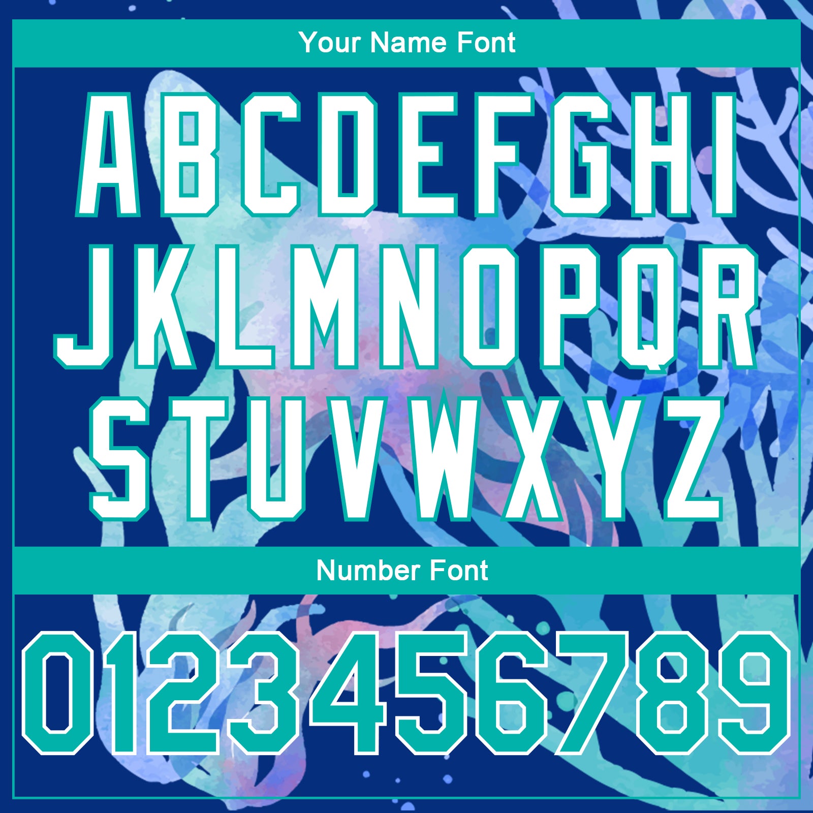 Custom Royal Aqua-White 3D Pattern Design Ocean World Authentic Basketball Jersey - Sky-Custom