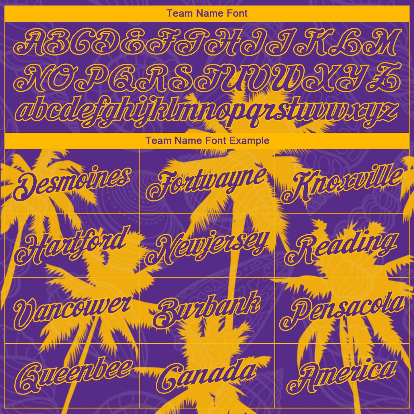 Custom Purple Gold 3D Pattern Hawaii Palm Trees Authentic Basketball Jersey - Sky-Custom