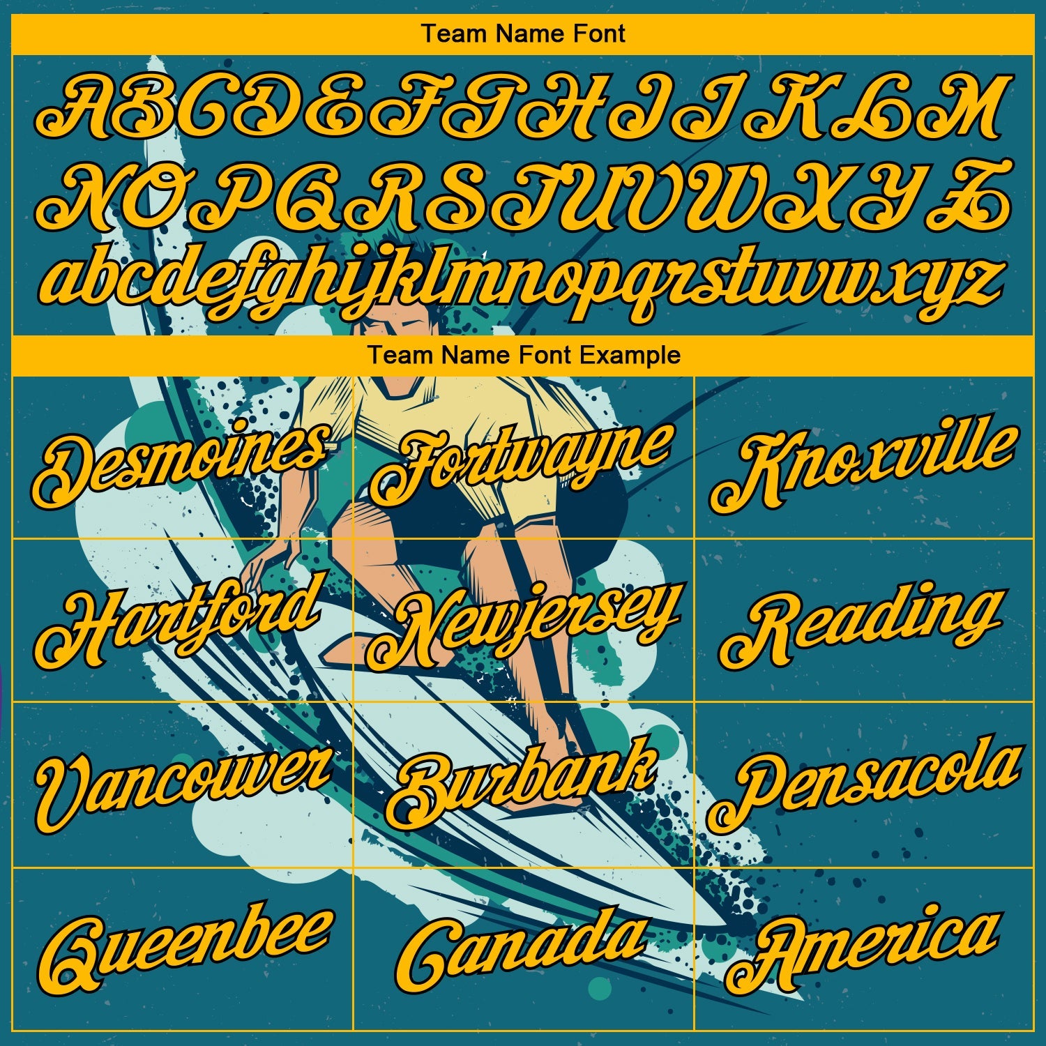 Custom Teal Gold-Black 3D Pattern Beach Surfing Authentic Basketball Jersey - Sky-Custom