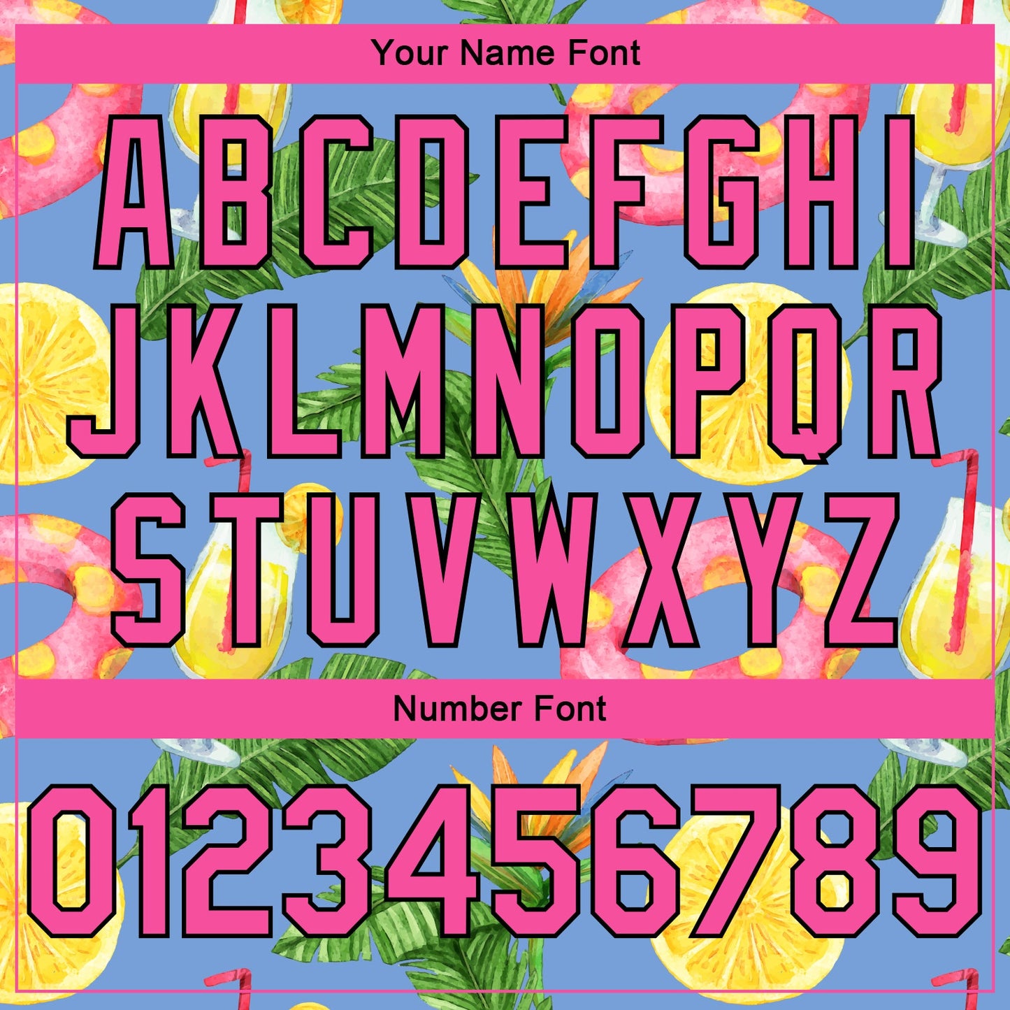Custom Light Blue Pink-Black 3D Pattern Summer Hawaii Beach Holiday Authentic Basketball Jersey - Sky-Custom
