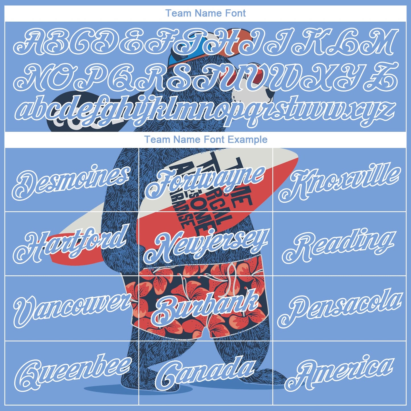 Custom Light Blue White 3D Pattern Go Surfing Authentic Basketball Jersey - Sky-Custom