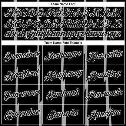 Custom Black White Lines Authentic City Edition Basketball Jersey - Sky-Custom