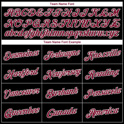 Custom Black Maroon-White Side Stripes Authentic City Edition Basketball Jersey - Sky-Custom