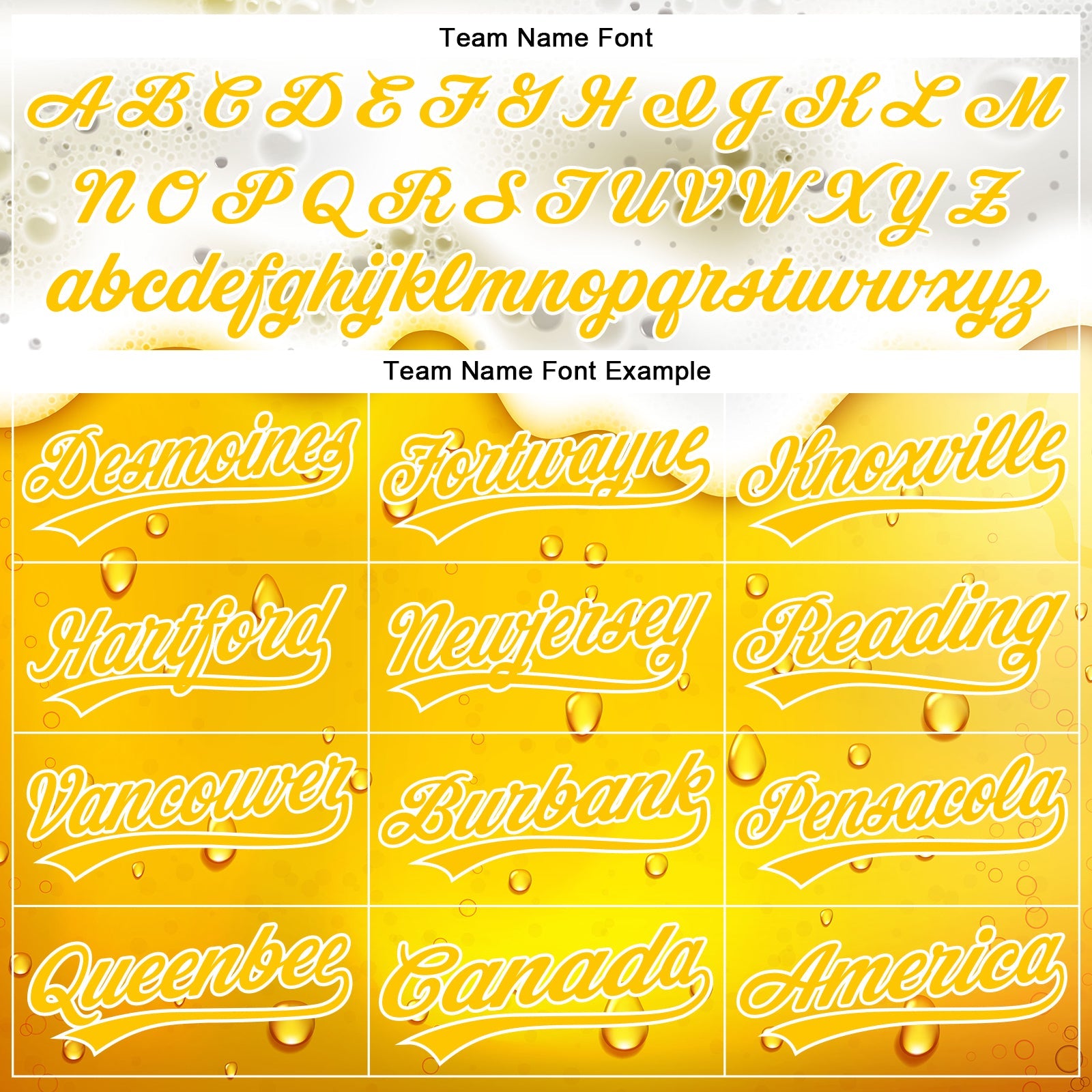 Custom Yellow White 3D Pattern Design Beer Authentic Baseball Jersey - Sky-Custom