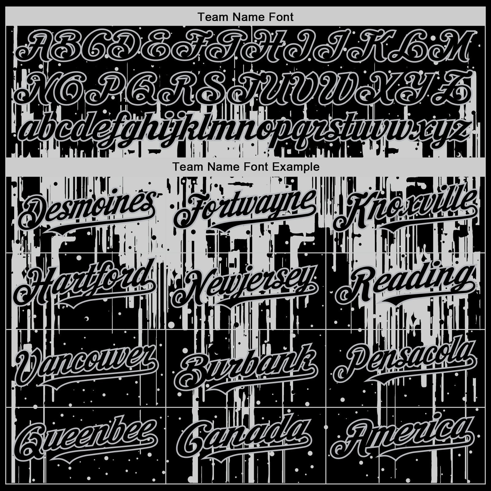 Custom Black Gray 3D Pattern Design Dripping Splatter Art Authentic Baseball Jersey - Sky-Custom