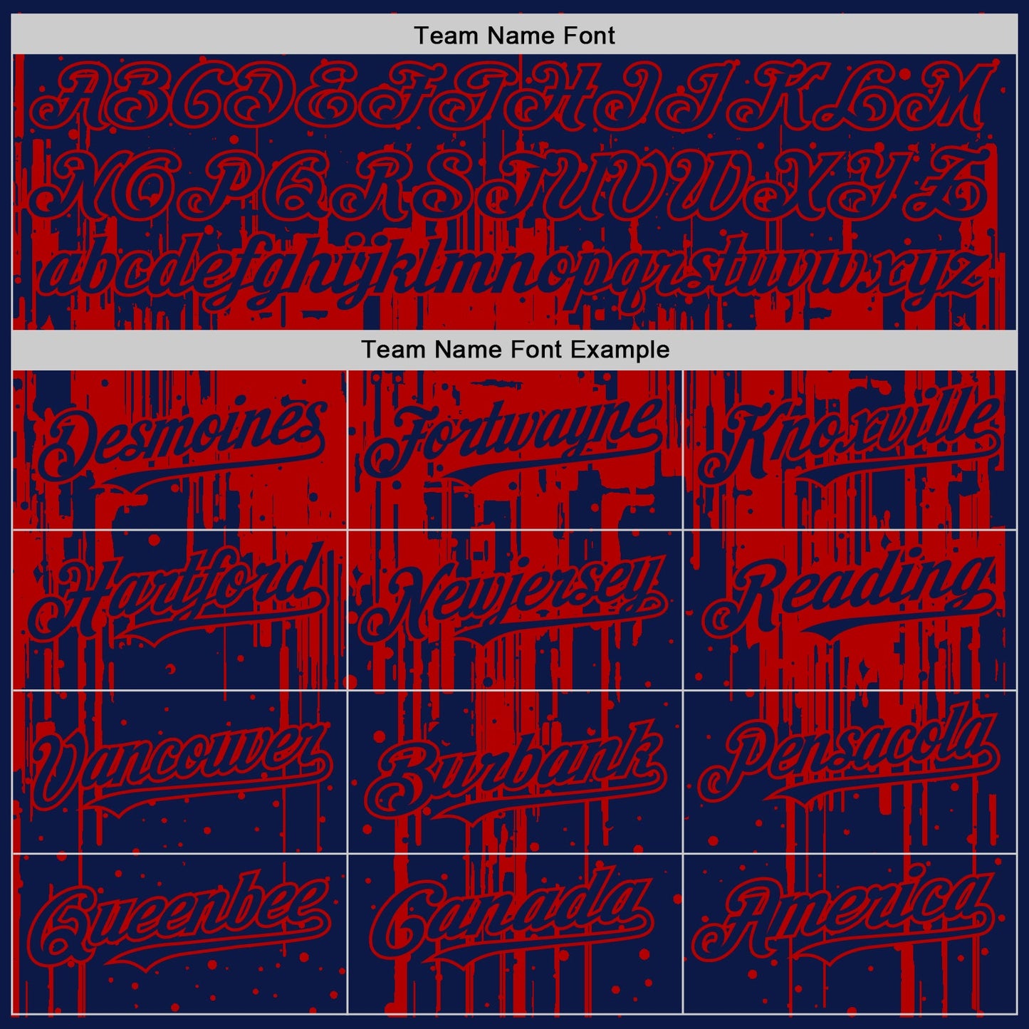 Custom Navy Red 3D Pattern Design Dripping Splatter Art Authentic Baseball Jersey - Sky-Custom