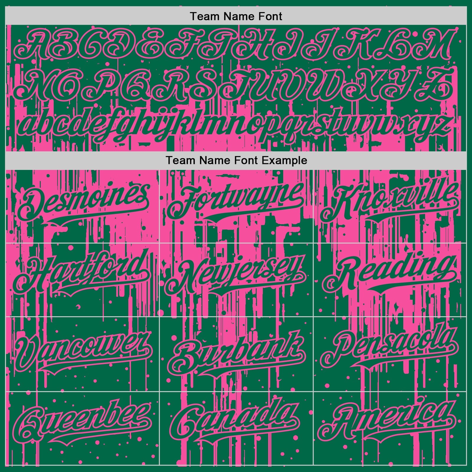 Custom Kelly Green Pink 3D Pattern Design Dripping Splatter Art Authentic Baseball Jersey - Sky-Custom