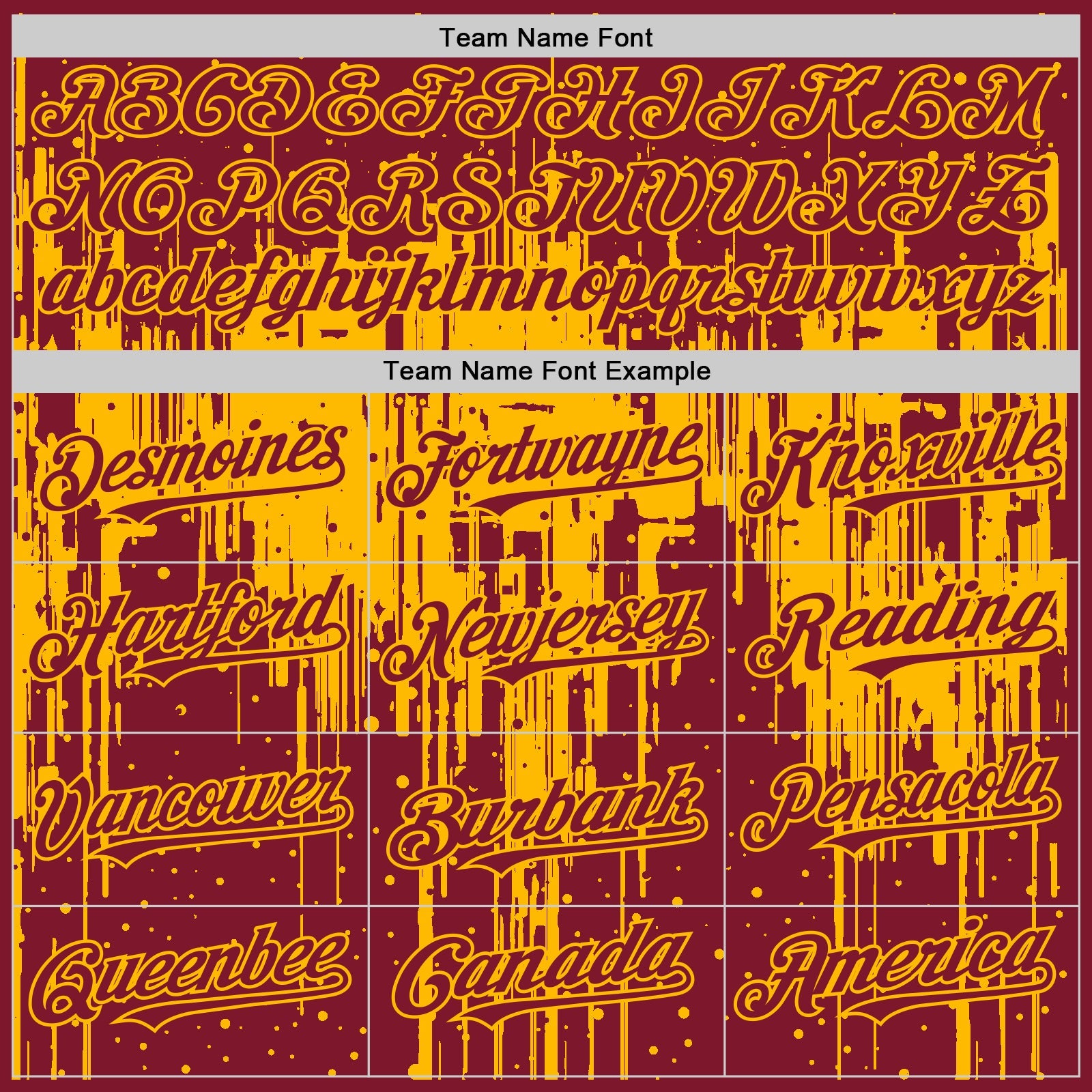 Custom Crimson Gold 3D Pattern Design Dripping Splatter Art Authentic Baseball Jersey - Sky-Custom
