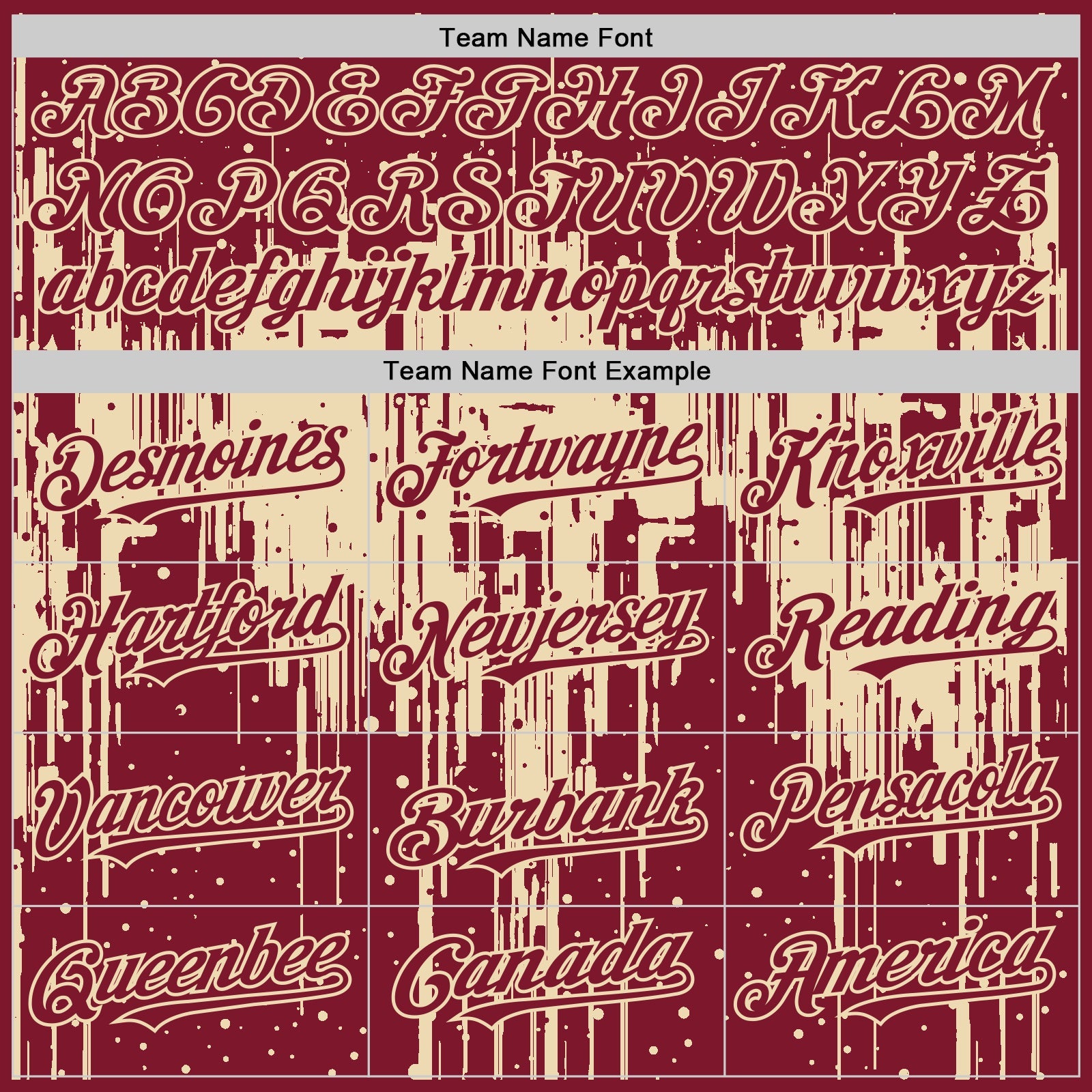 Custom Crimson City Cream 3D Pattern Design Dripping Splatter Art Authentic Baseball Jersey - Sky-Custom