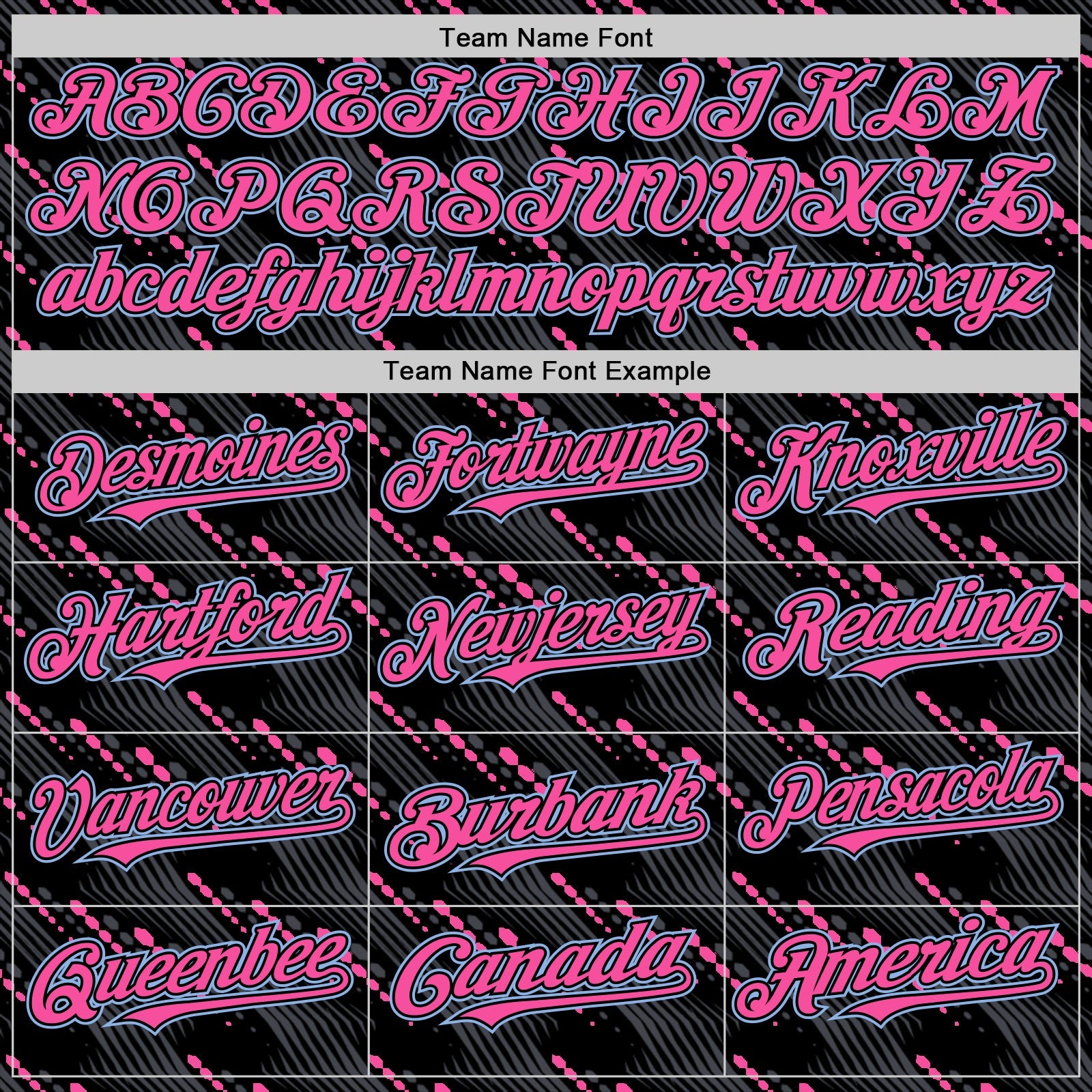 Custom Black Light Blue-Pink 3D Pattern Design Slant Lines Authentic Baseball Jersey - Sky-Custom