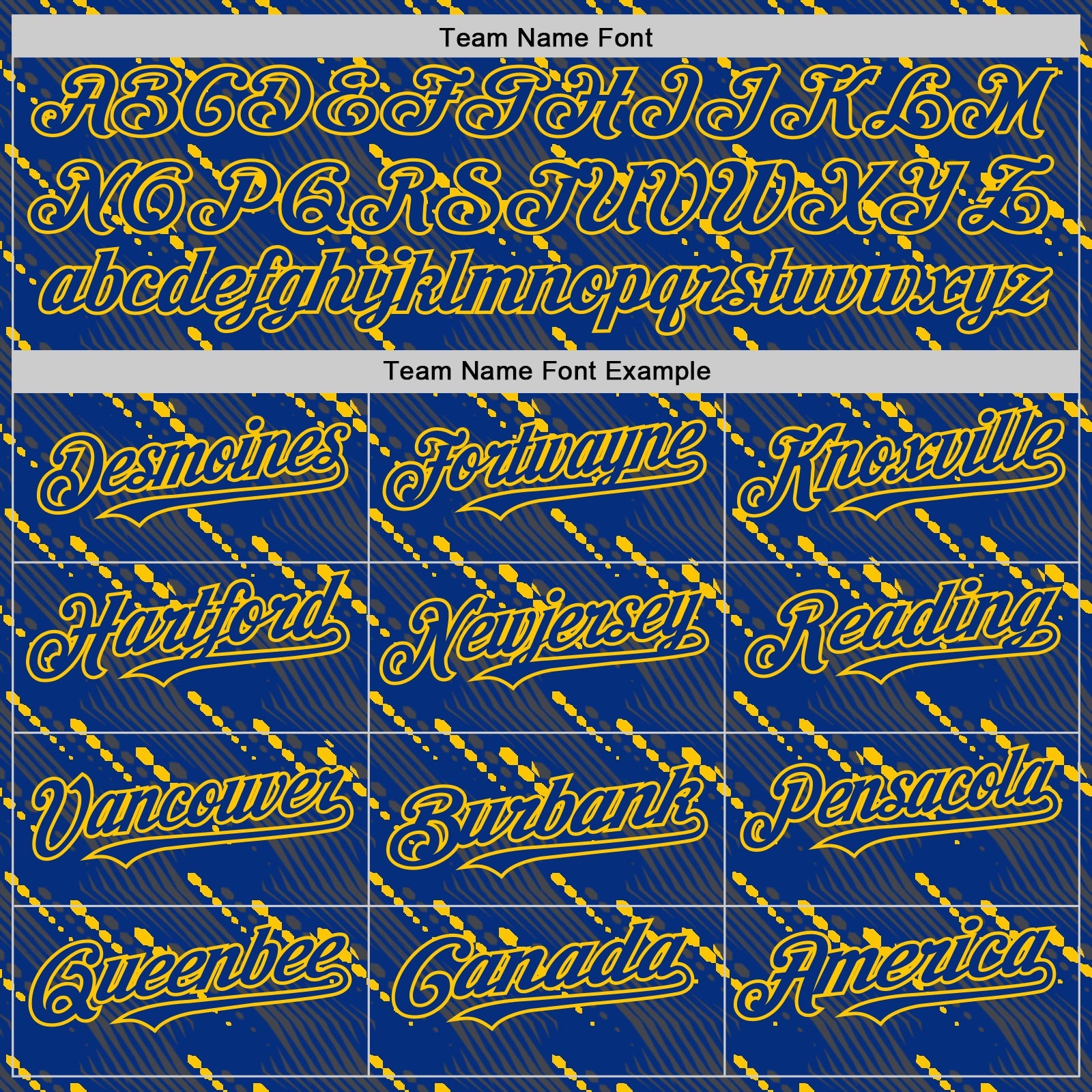 Custom Royal Yellow 3D Pattern Design Slant Lines Authentic Baseball Jersey - Sky-Custom