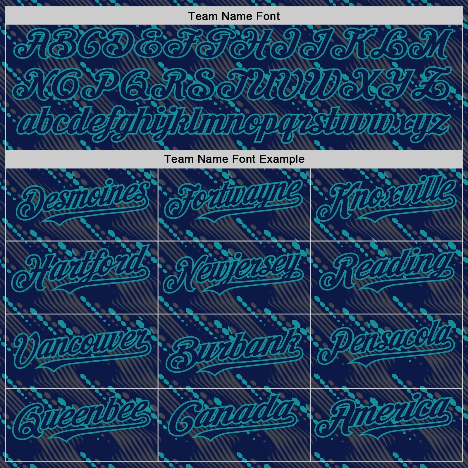 Custom Navy Teal 3D Pattern Design Slant Lines Authentic Baseball Jersey - Sky-Custom