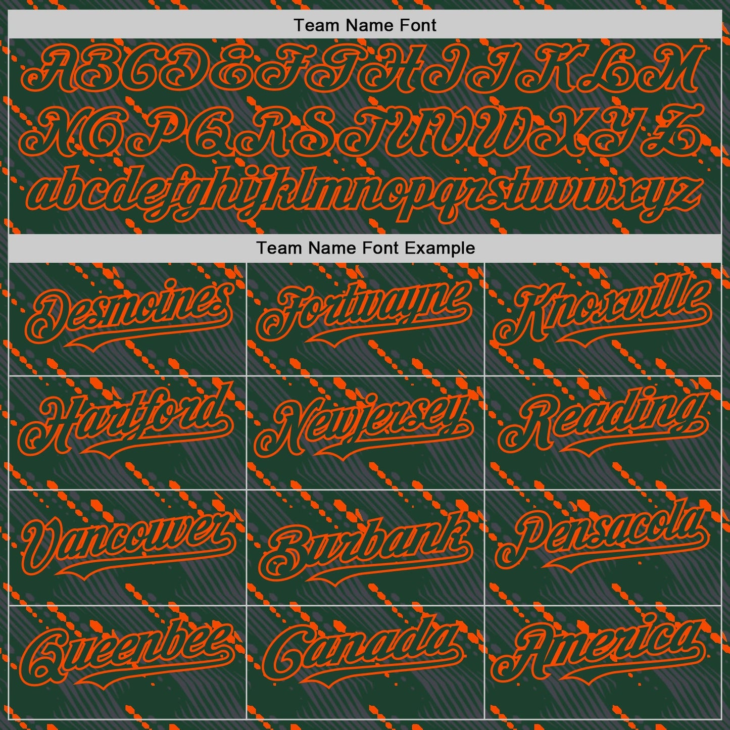 Custom Green Green-Orange 3D Pattern Design Slant Lines Authentic Baseball Jersey - Sky-Custom
