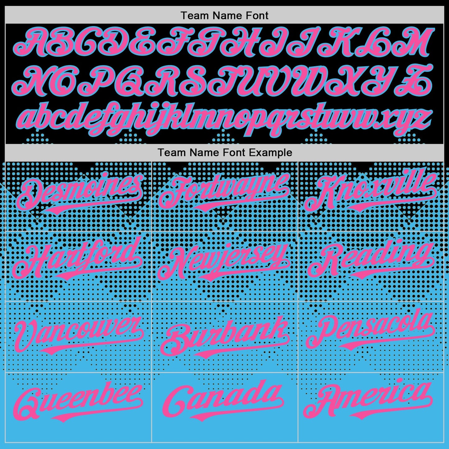 Custom Black Pink-Sky Blue 3D Pattern Design Gradient Square Shapes Authentic Baseball Jersey - Sky-Custom