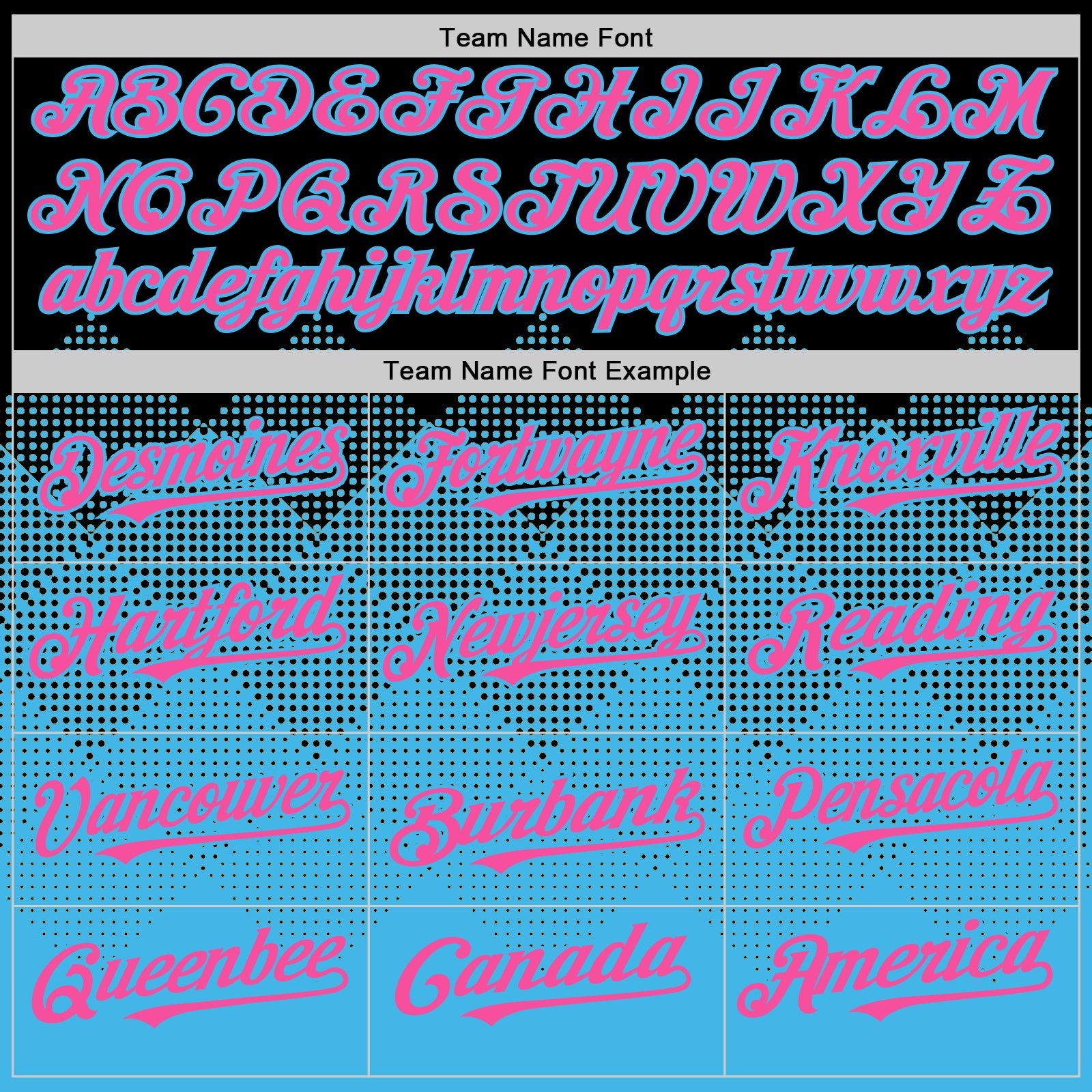 Custom Black Pink-Sky Blue 3D Pattern Design Gradient Square Shapes Authentic Baseball Jersey - Sky-Custom
