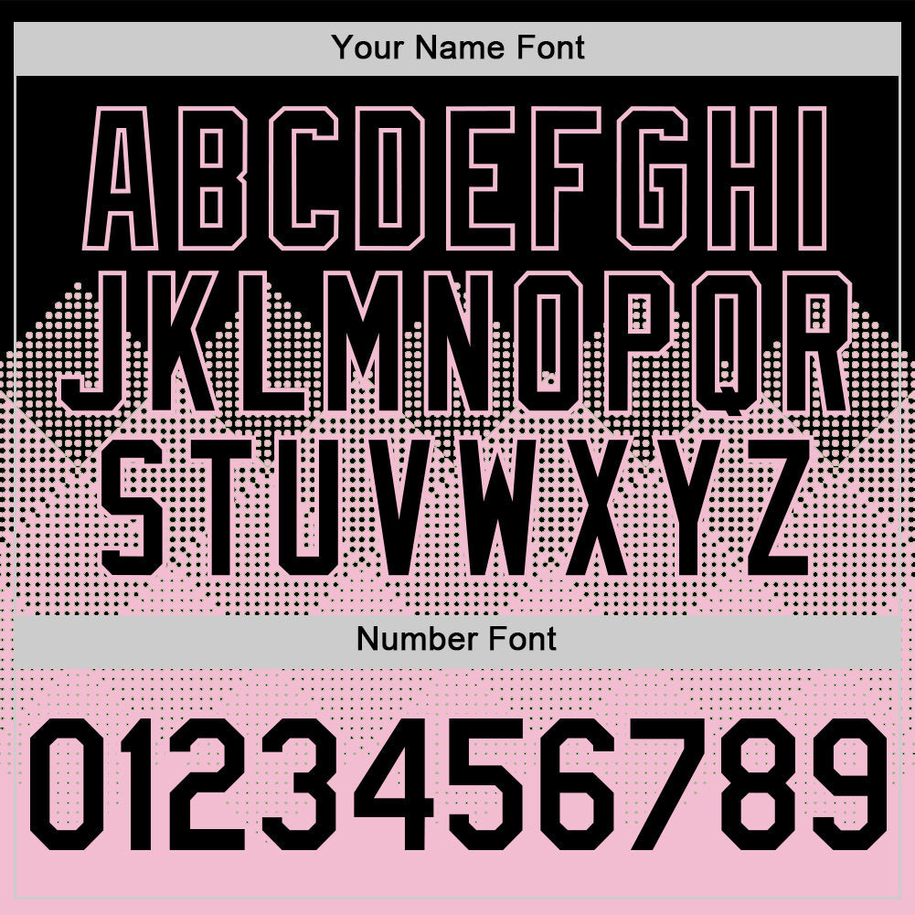 Custom Black Light Pink 3D Pattern Design Gradient Square Shapes Authentic Baseball Jersey - Sky-Custom