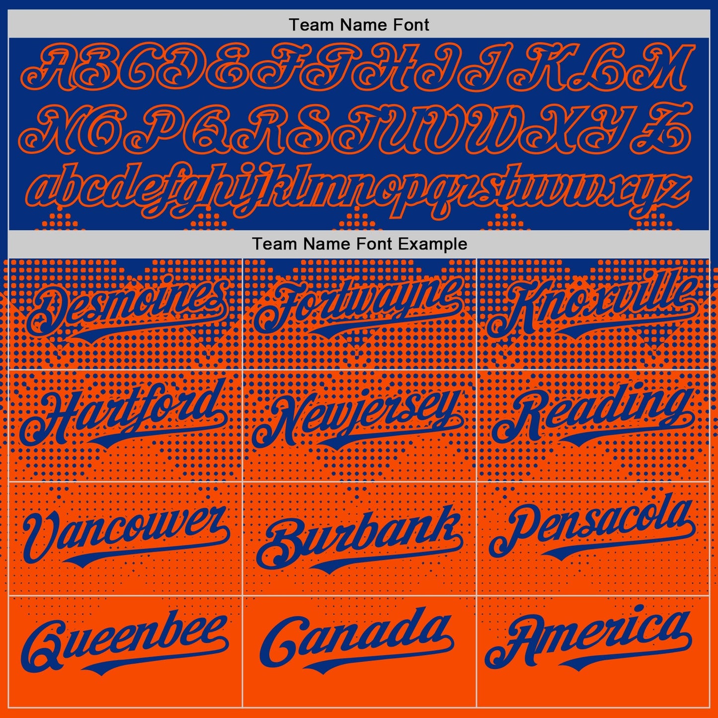 Custom Royal Orange 3D Pattern Design Gradient Square Shapes Authentic Baseball Jersey - Sky-Custom