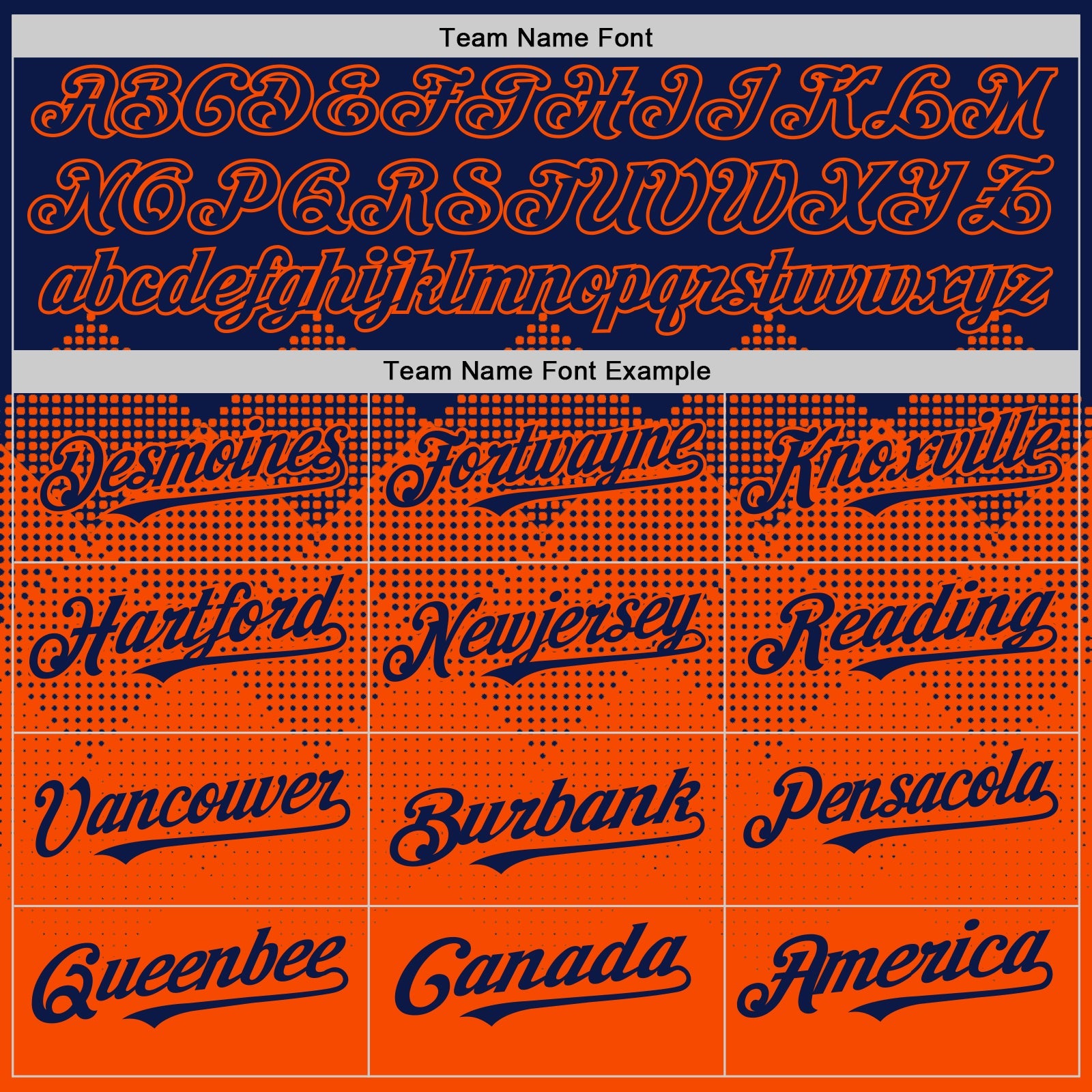 Custom Navy Orange 3D Pattern Design Gradient Square Shapes Authentic Baseball Jersey - Sky-Custom