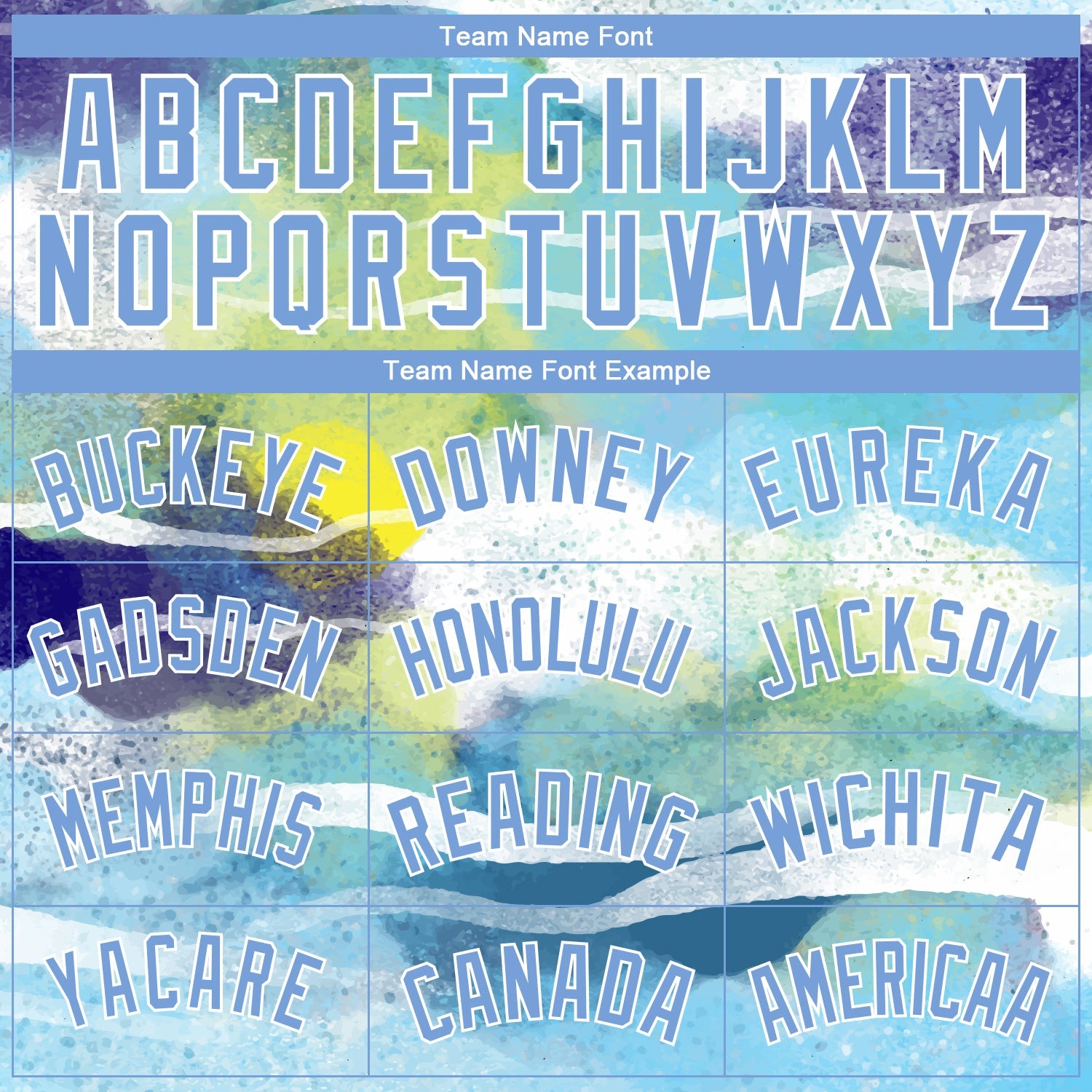 Custom White Light Blue 3D Pattern Design Abstract Landscape Watercolor Style Authentic Basketball Jersey - Sky-Custom