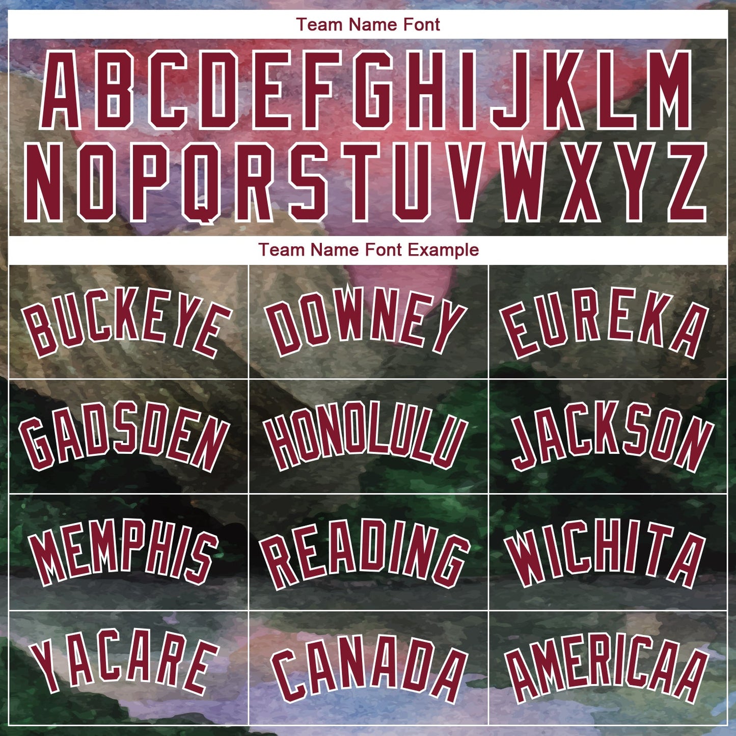 Custom White Maroon 3D Pattern Design Natural Landscape Watercolor Style Authentic Basketball Jersey - Sky-Custom