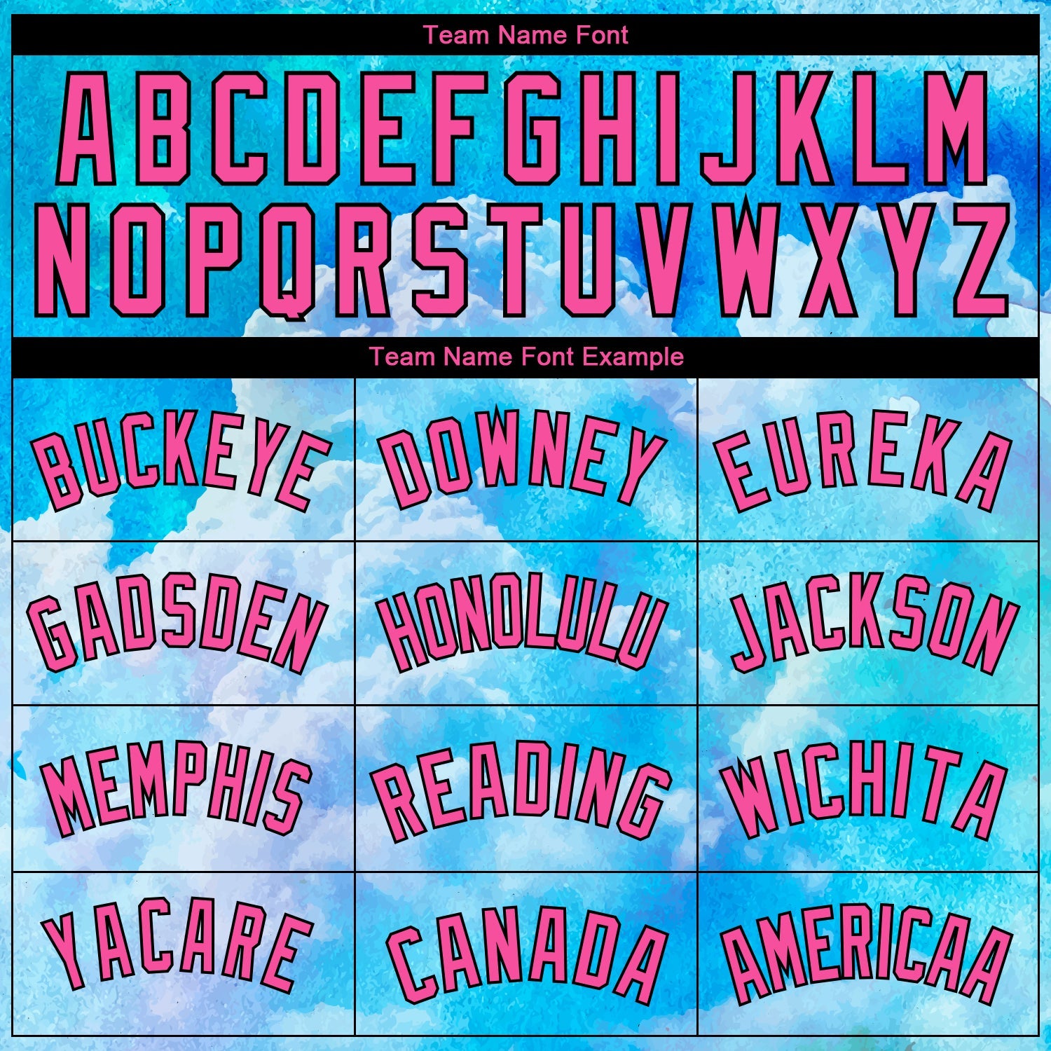 Custom Sky Blue Pink-Black 3D Pattern Design Sky With Clouds Watercolor Style Authentic Basketball Jersey - Sky-Custom
