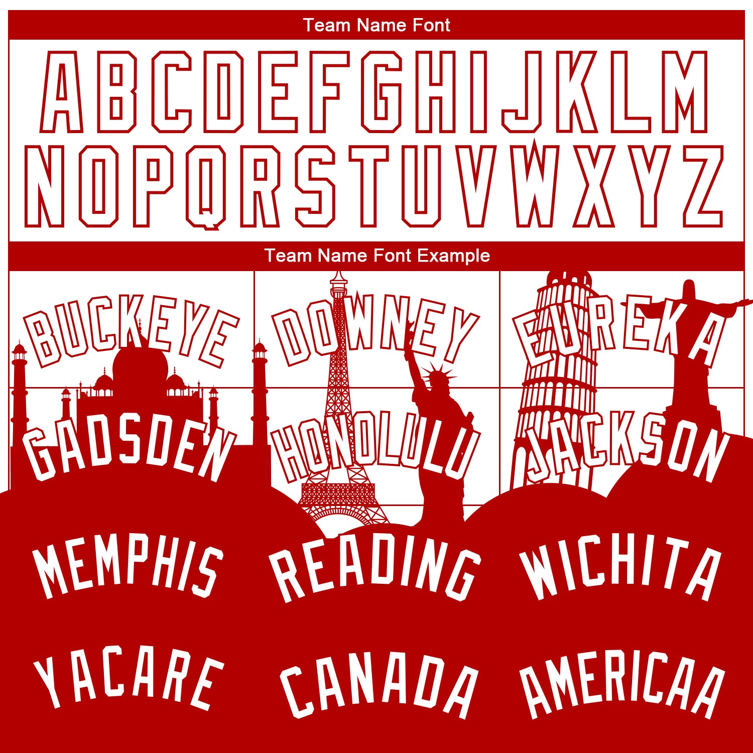 Custom White Red Holiday Travel Monuments Silhouette Authentic City Edition Basketball Jersey - Sky-Custom