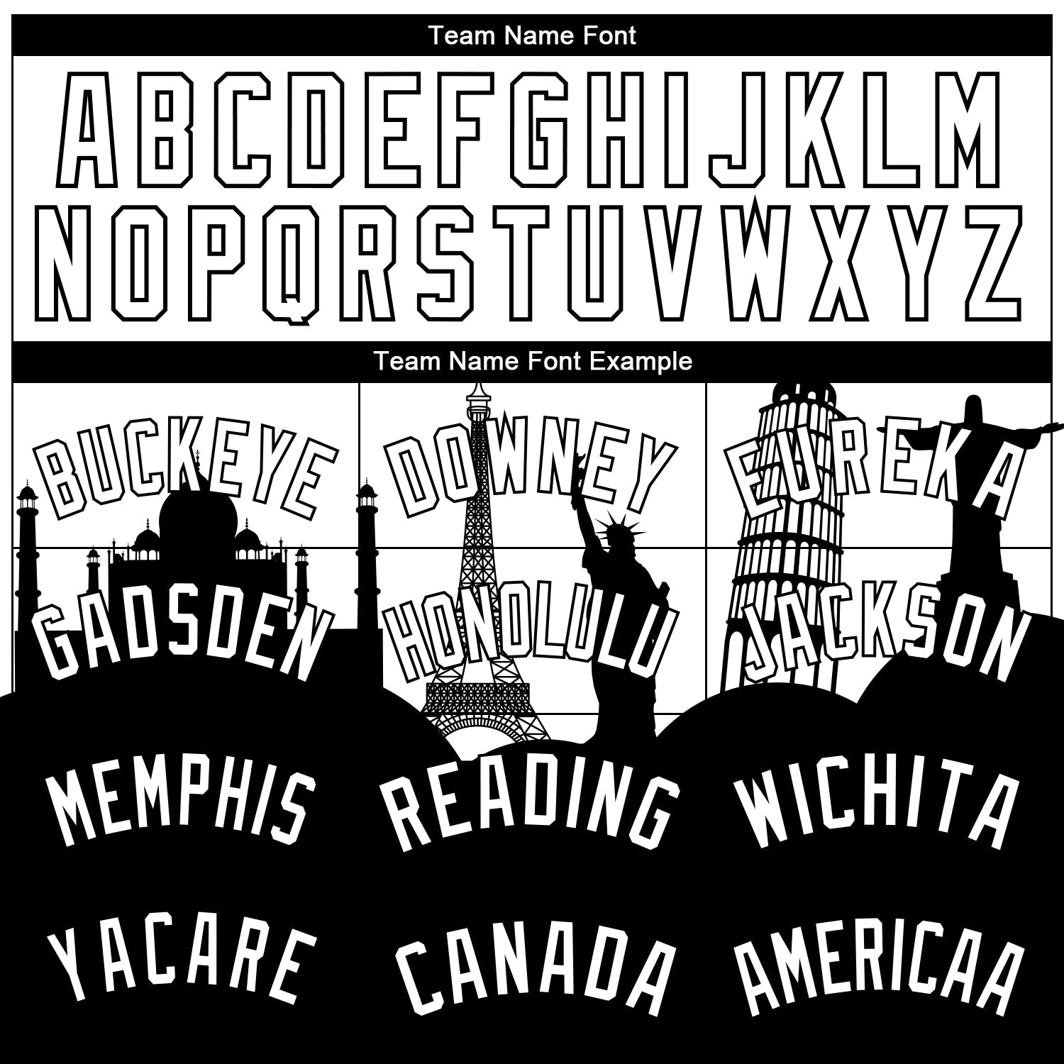 Custom White Black Holiday Travel Monuments Silhouette Authentic City Edition Basketball Jersey - Sky-Custom