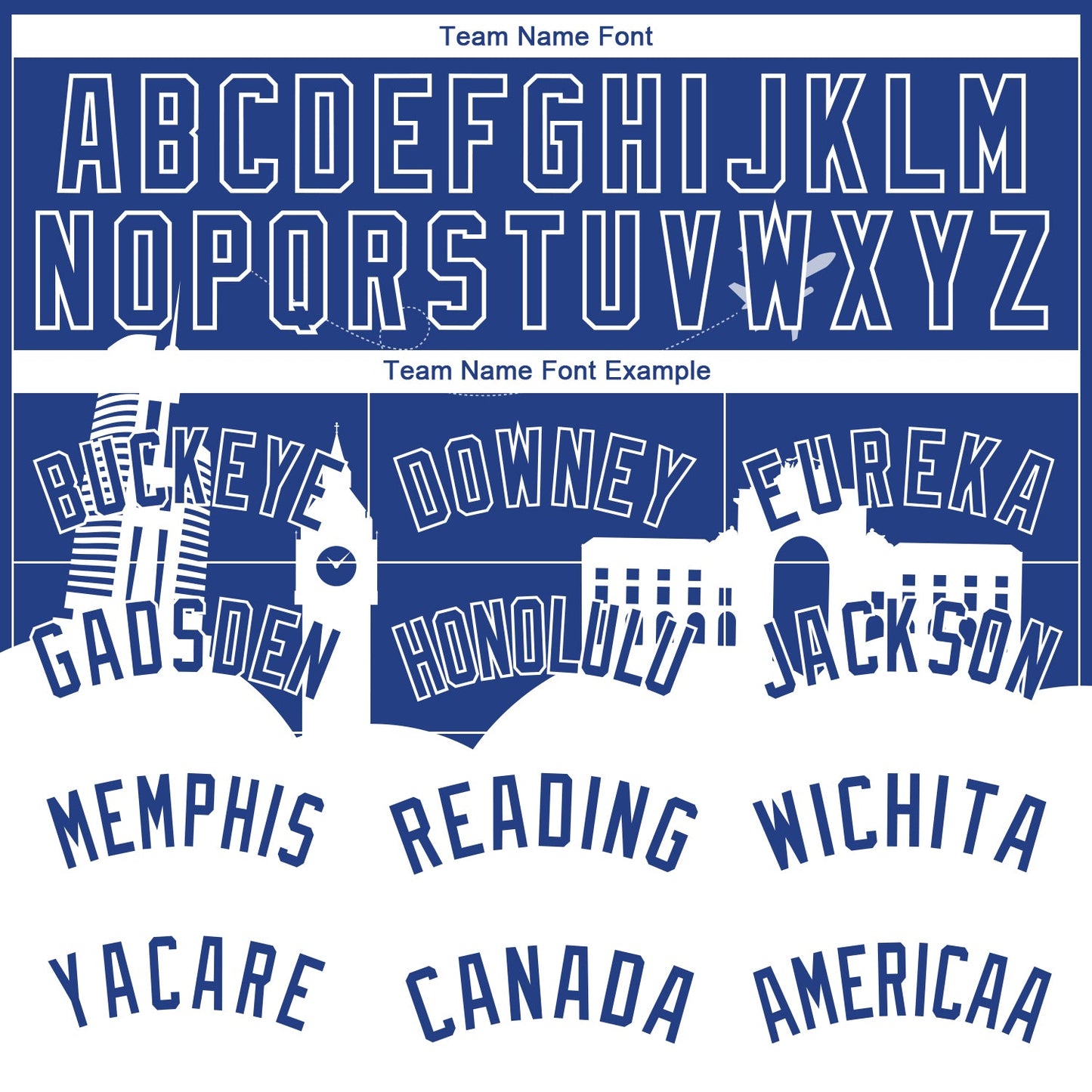 Custom Royal White Holiday Travel Monuments Silhouette Authentic City Edition Basketball Jersey - Sky-Custom