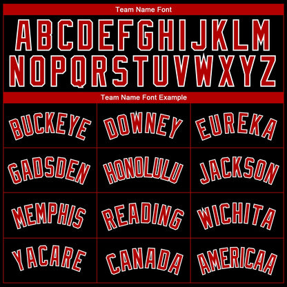 Custom Black Red-White Side Panel Abstract Lines Authentic City Edition Basketball Jersey - Sky-Custom