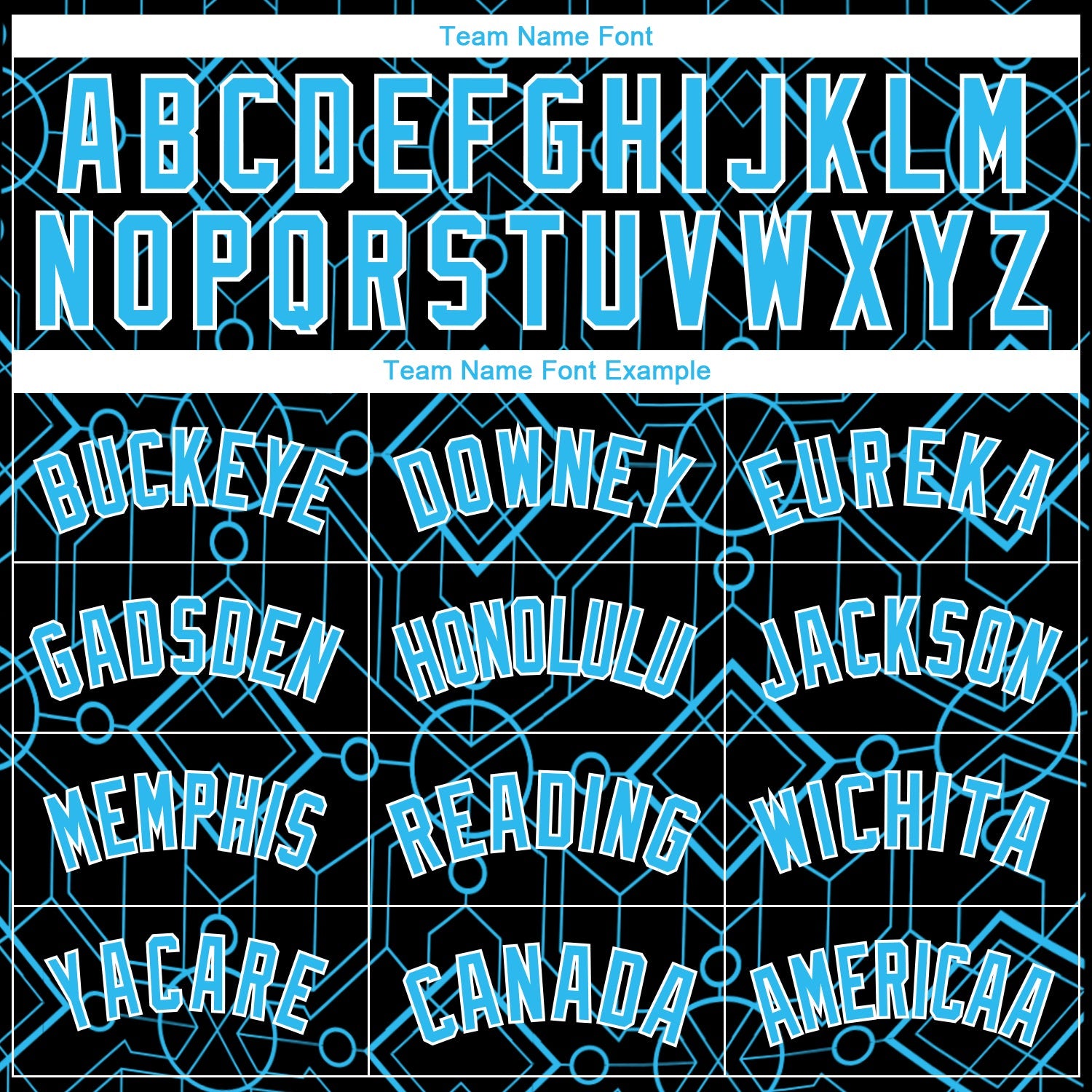 Custom Black Sky Blue-White Geometric Shapes Authentic City Edition Basketball Jersey - Sky-Custom