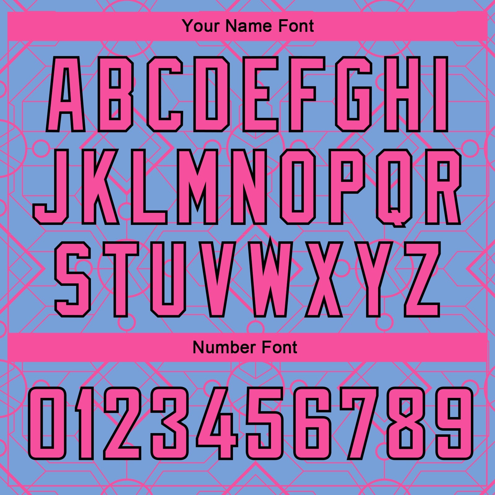 Custom Light Blue Pink-Black Geometric Shapes Authentic City Edition Basketball Jersey - Sky-Custom