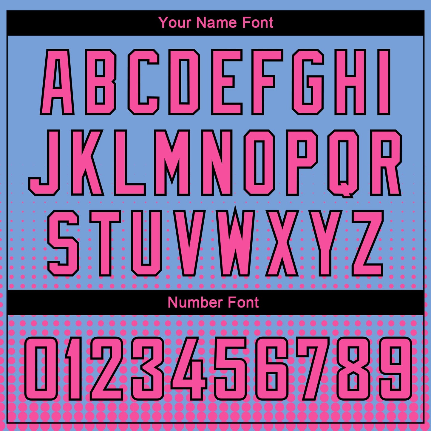 Custom Light Blue Pink-Black Halftone Authentic City Edition Basketball Jersey - Sky-Custom