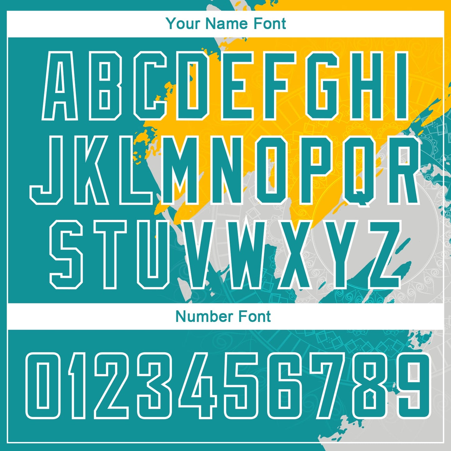 Custom Gold Aqua-White 3D Pattern Design Religion Authentic Basketball Jersey - Sky-Custom