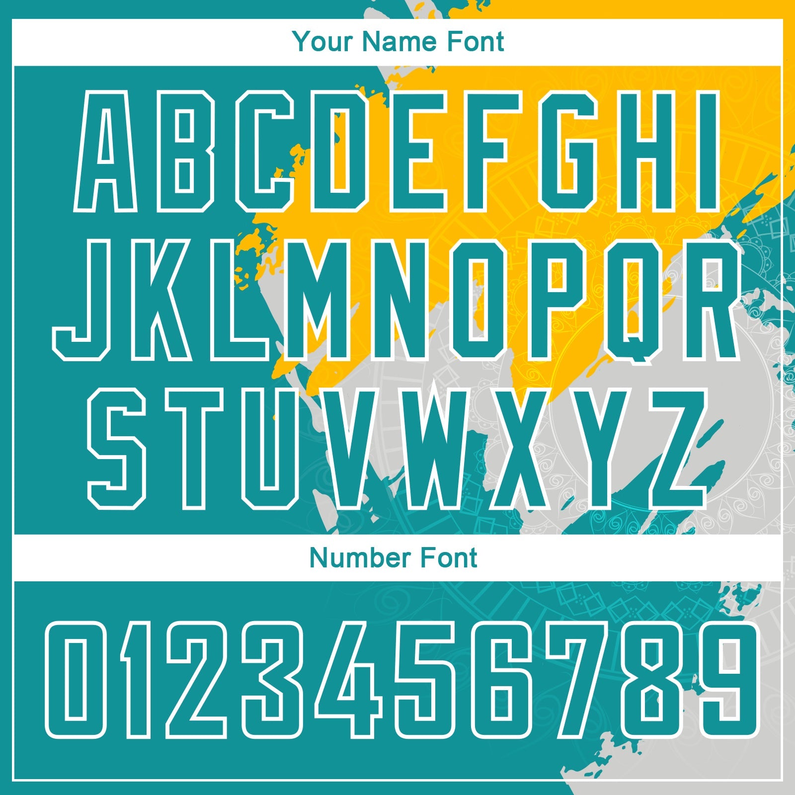Custom Gold Aqua-White 3D Pattern Design Religion Authentic Basketball Jersey - Sky-Custom