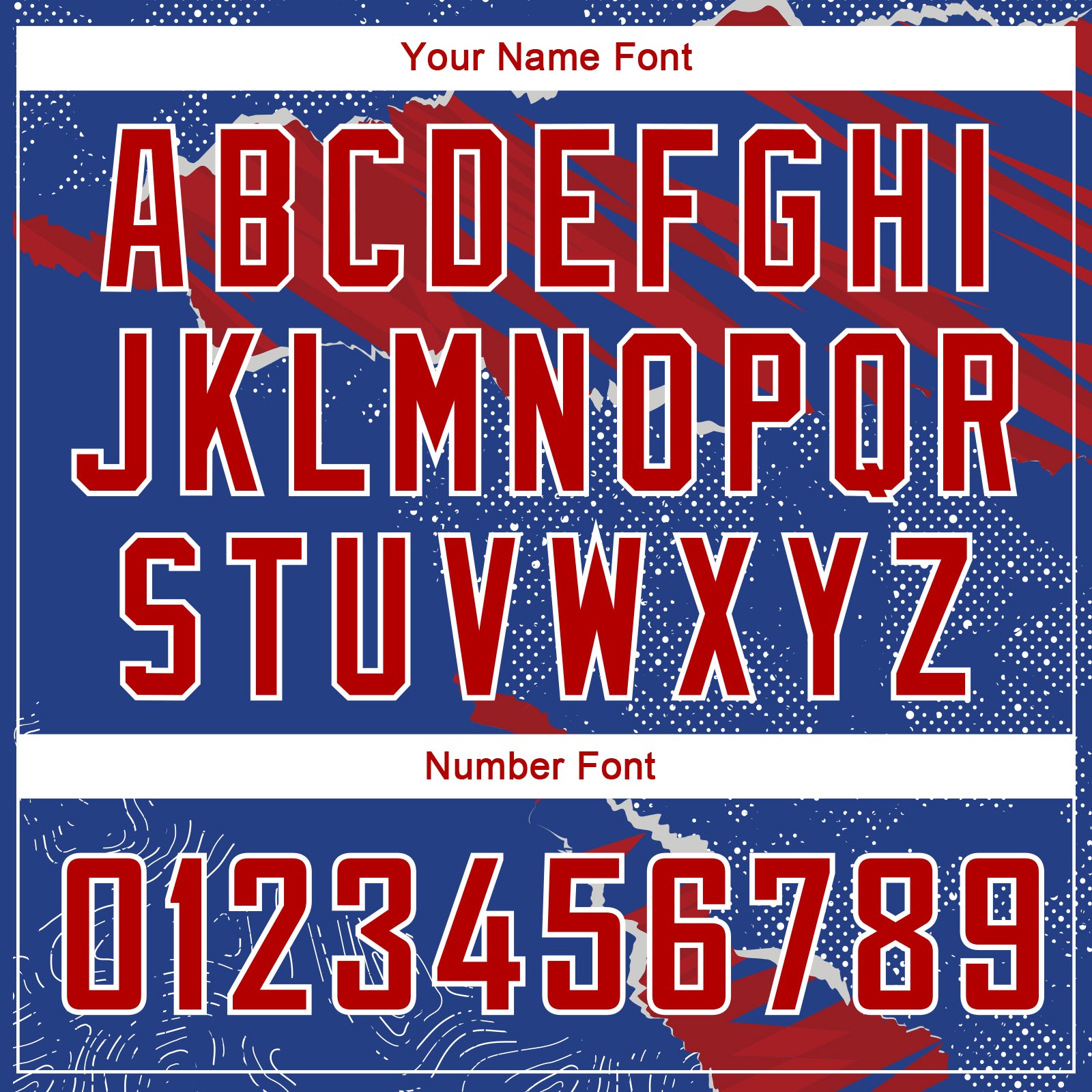 Custom Royal Red-White 3D Pattern Design Torn Paper Style Authentic Basketball Jersey - Sky-Custom